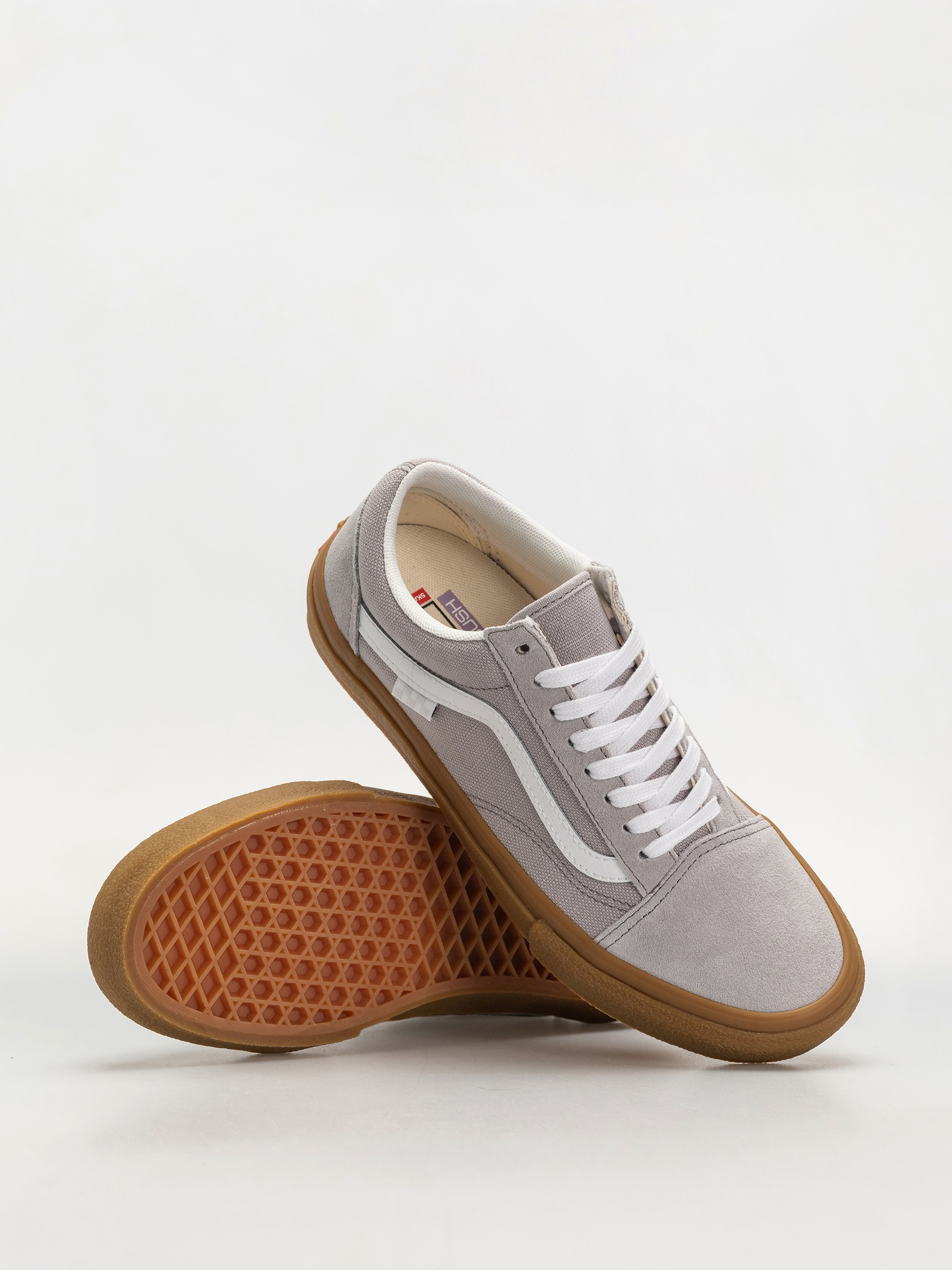 Pantofi Vans Skate Old Skool (light gray/gum)