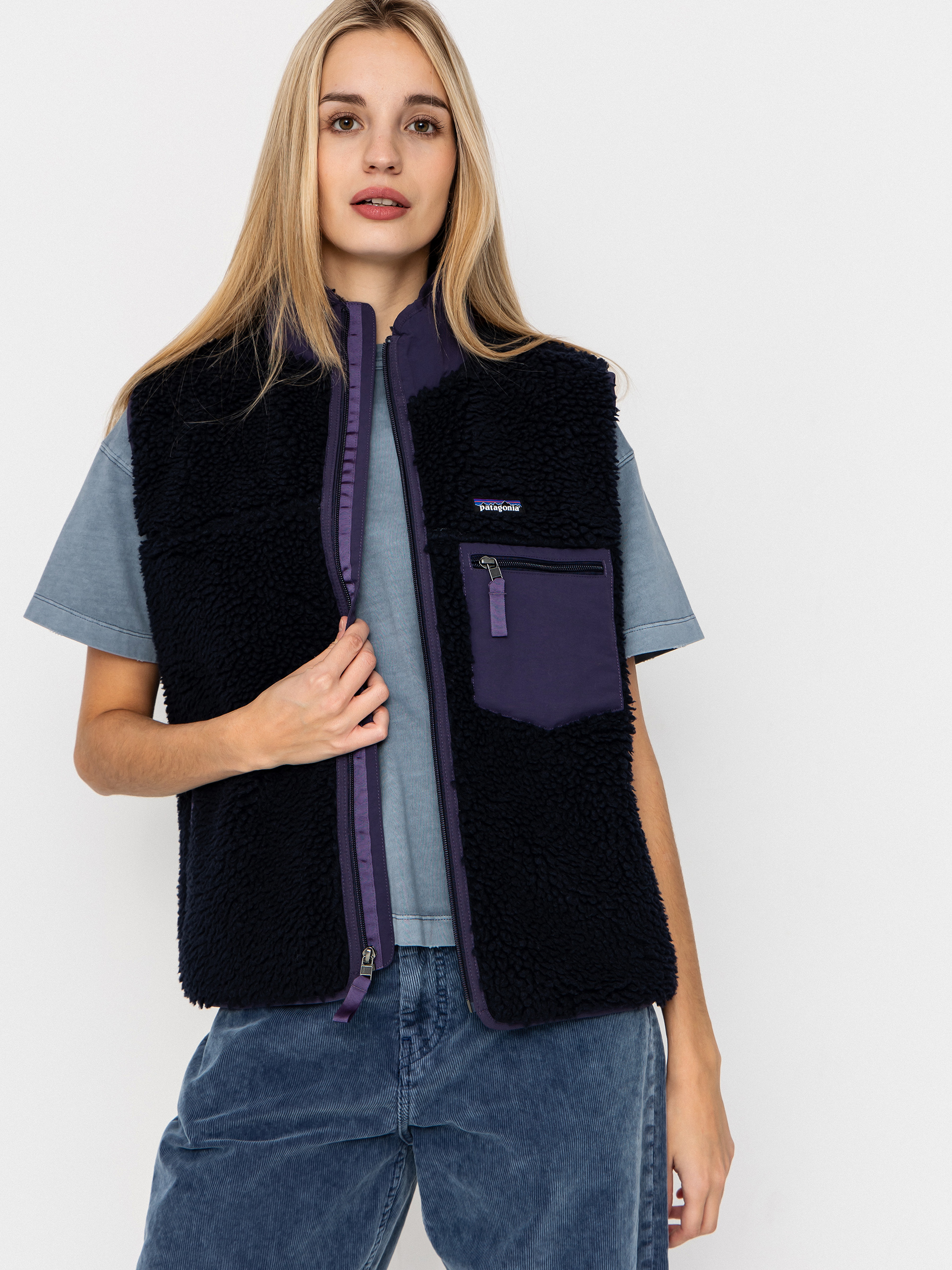 Vestă Patagonia Classic Retro X Wmn (sunken blue)