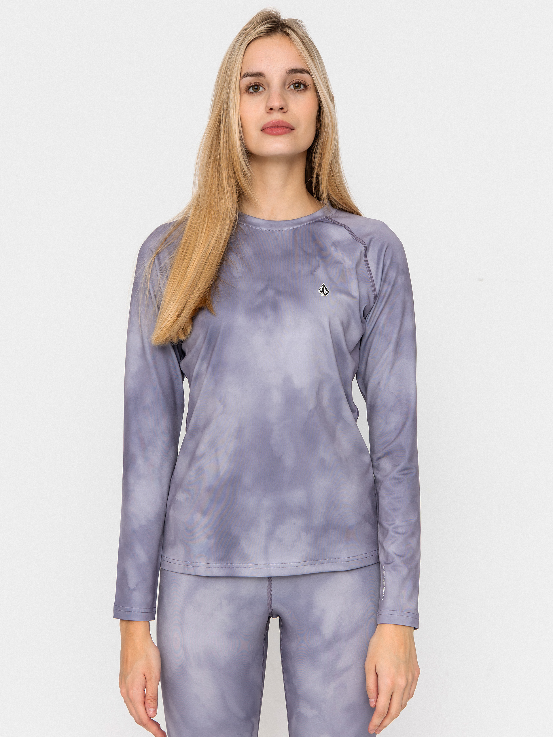 Tricou termic Volcom V Science Crew Wmn (lavender aura)