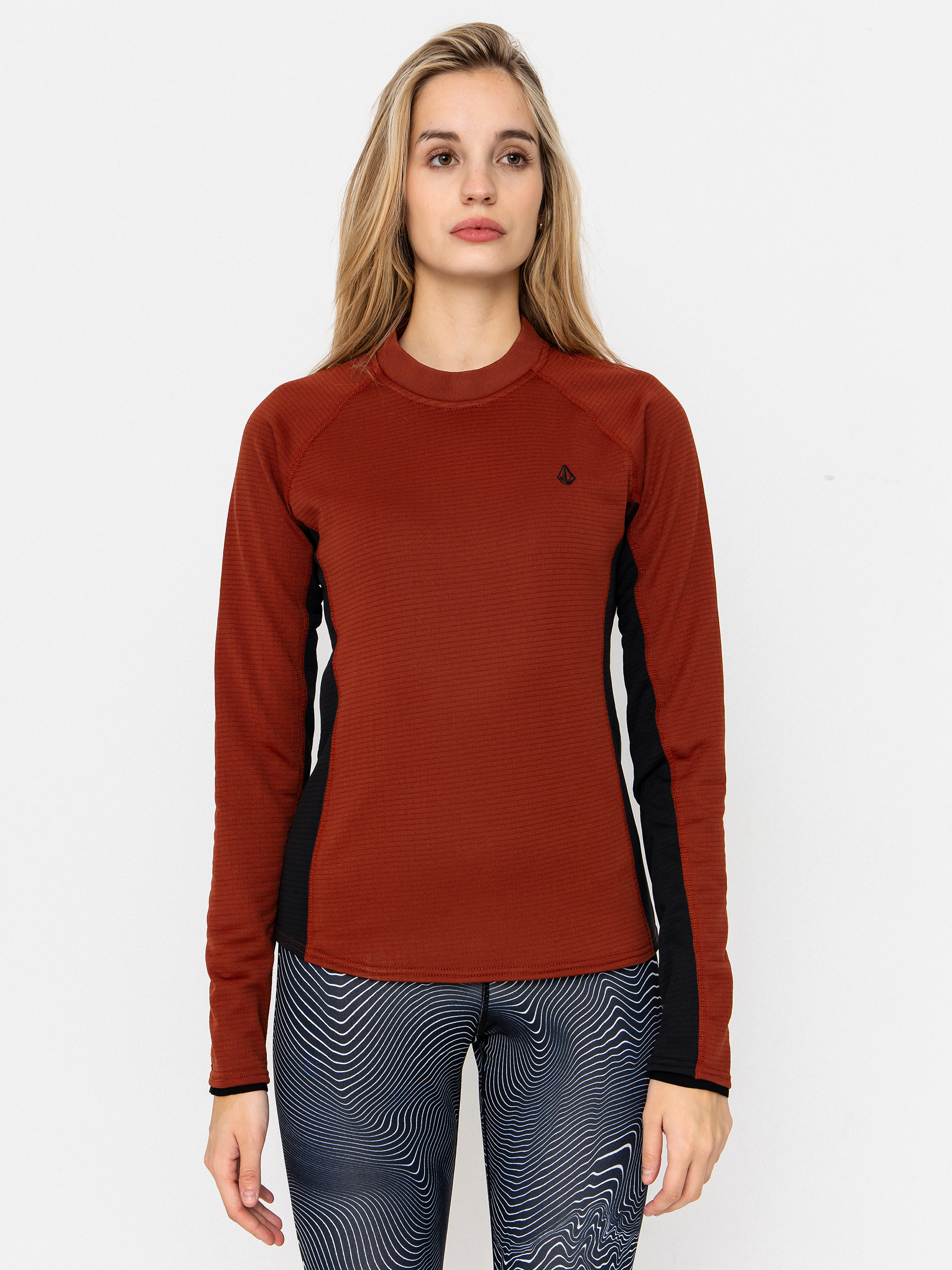 Hanorac termic Volcom Gridlock Crew Neck Wmn