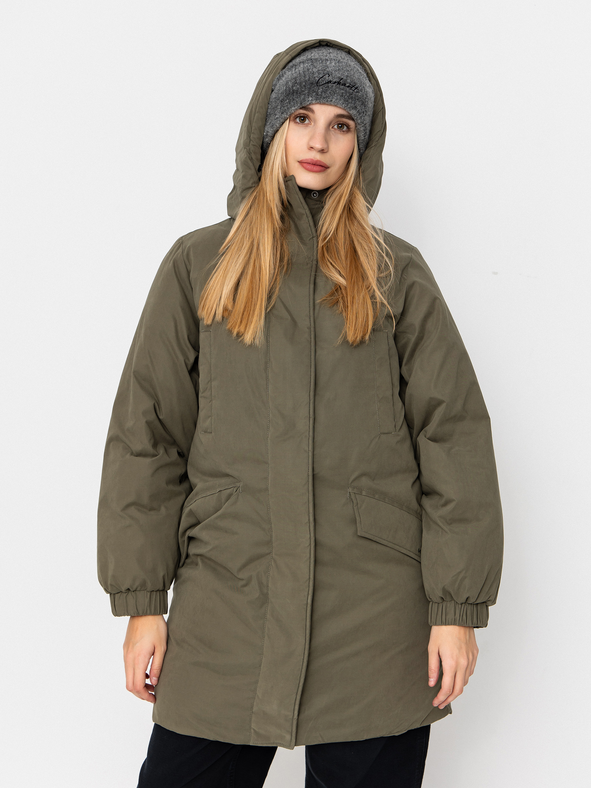 Geacă Volcom Sleepi Puff Up Parka Wmn (wintermoss)