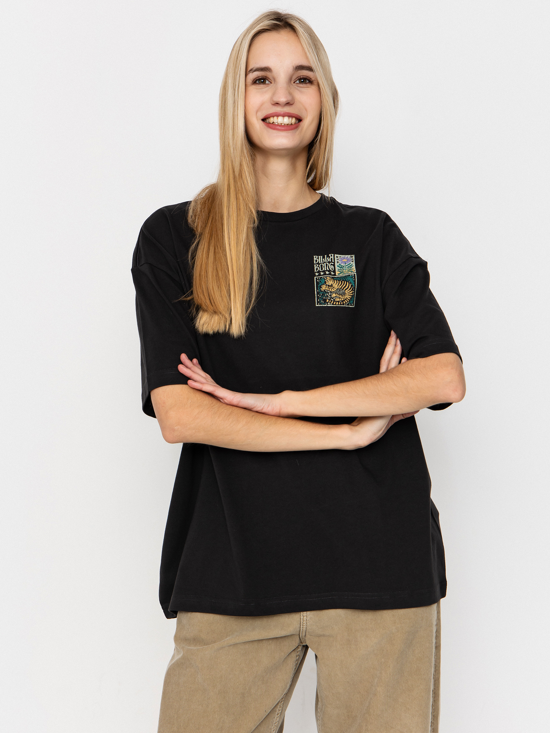 Tricou Billabong Daydream Away Wmn (off black)