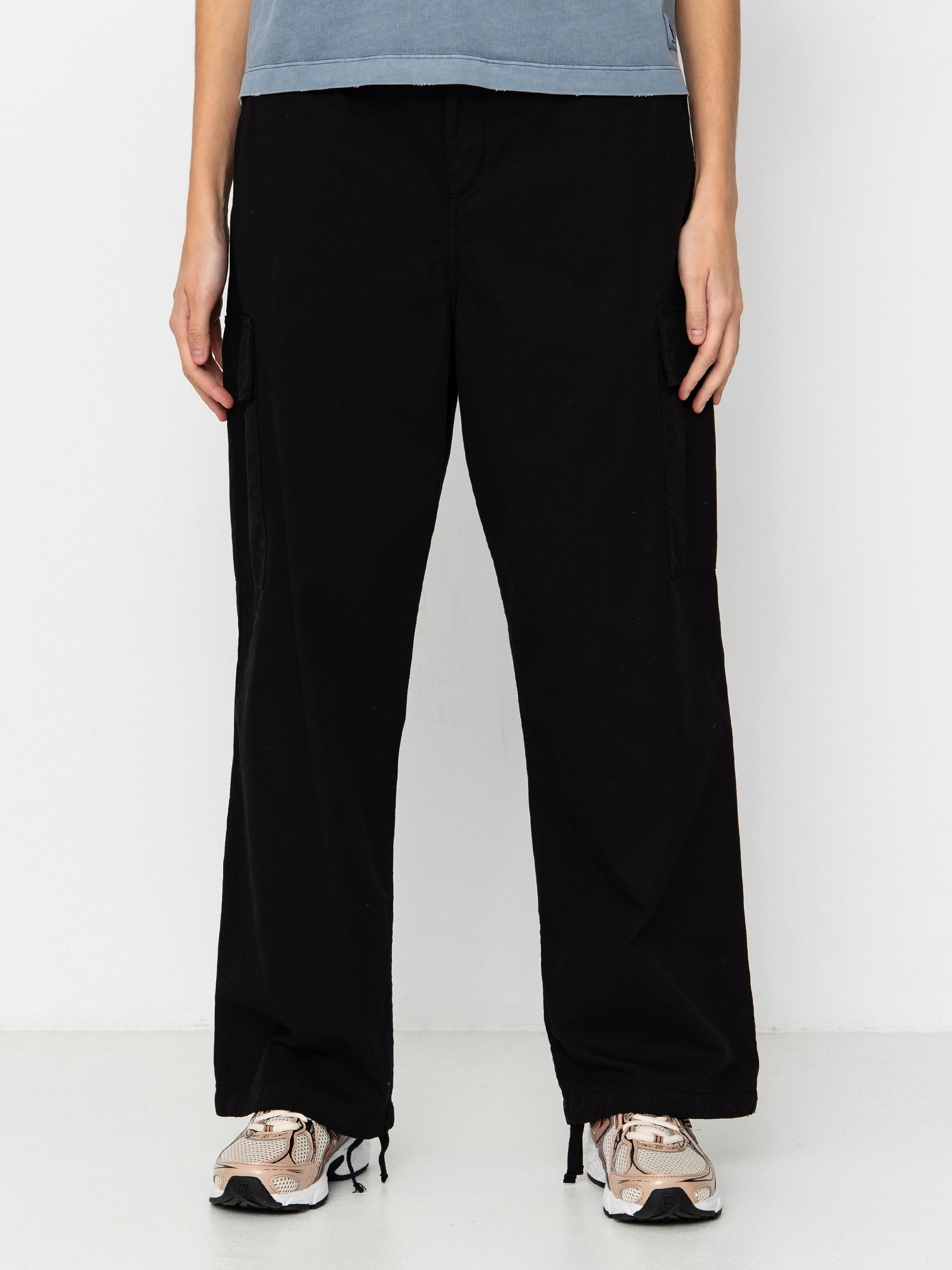 Pantaloni Carhartt WIP Kingston Wmn (black/garment dyed)