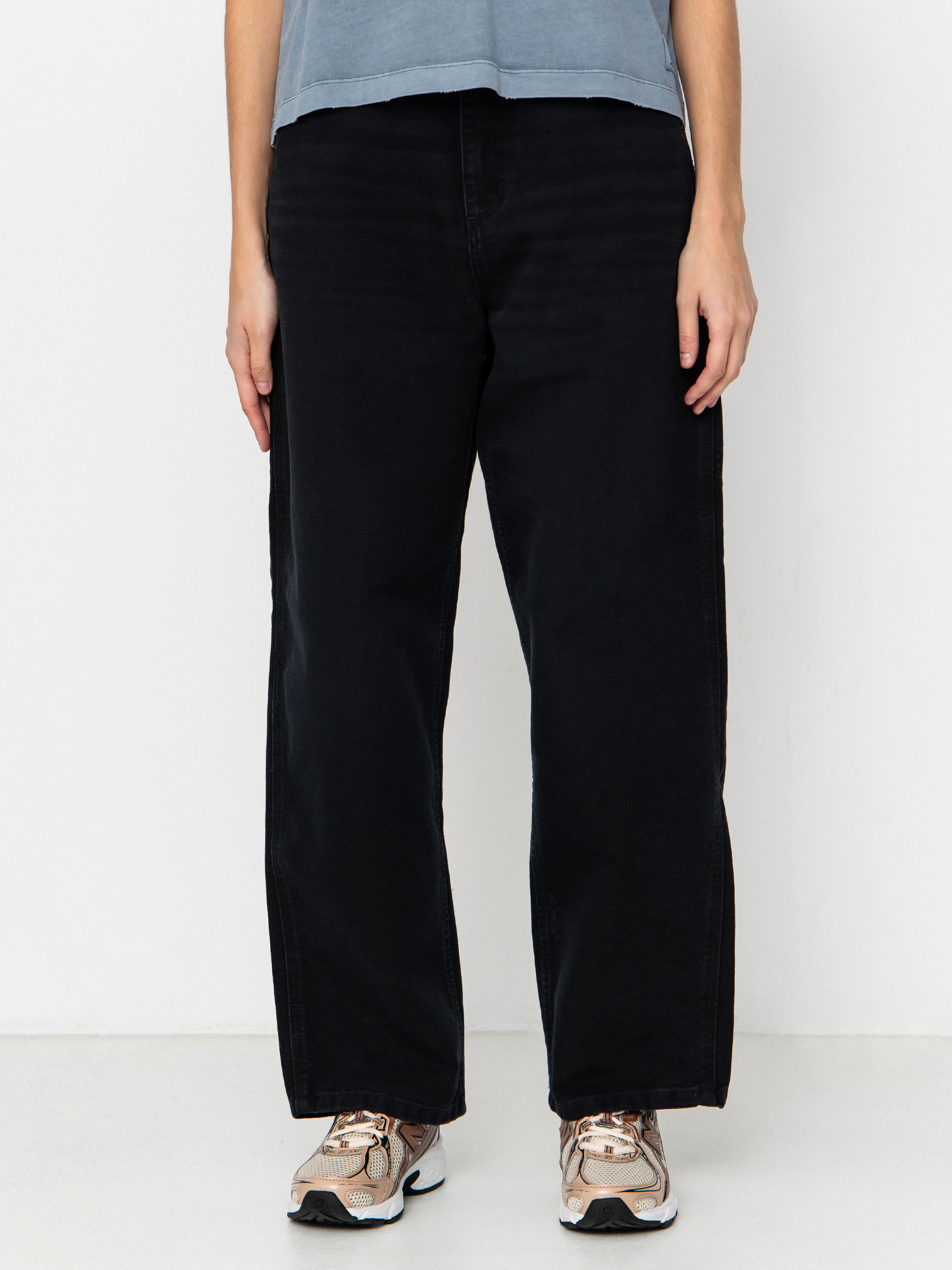 Pantaloni Carhartt WIP Brandon Single Knee Wmn (black)
