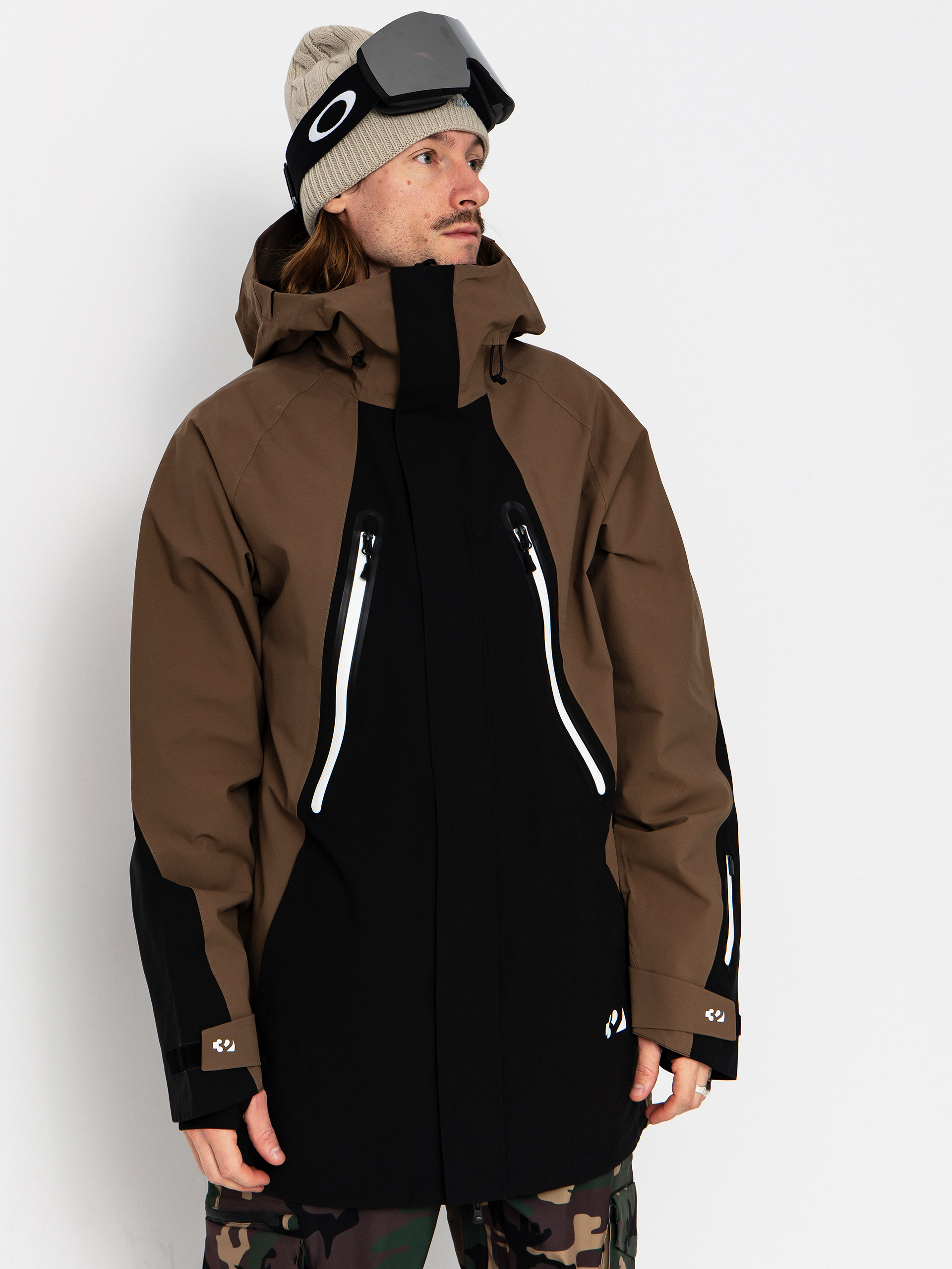 Pentru bărbați Geacă de snowboard ThirtyTwo Deep Creek Parka (tobacco)