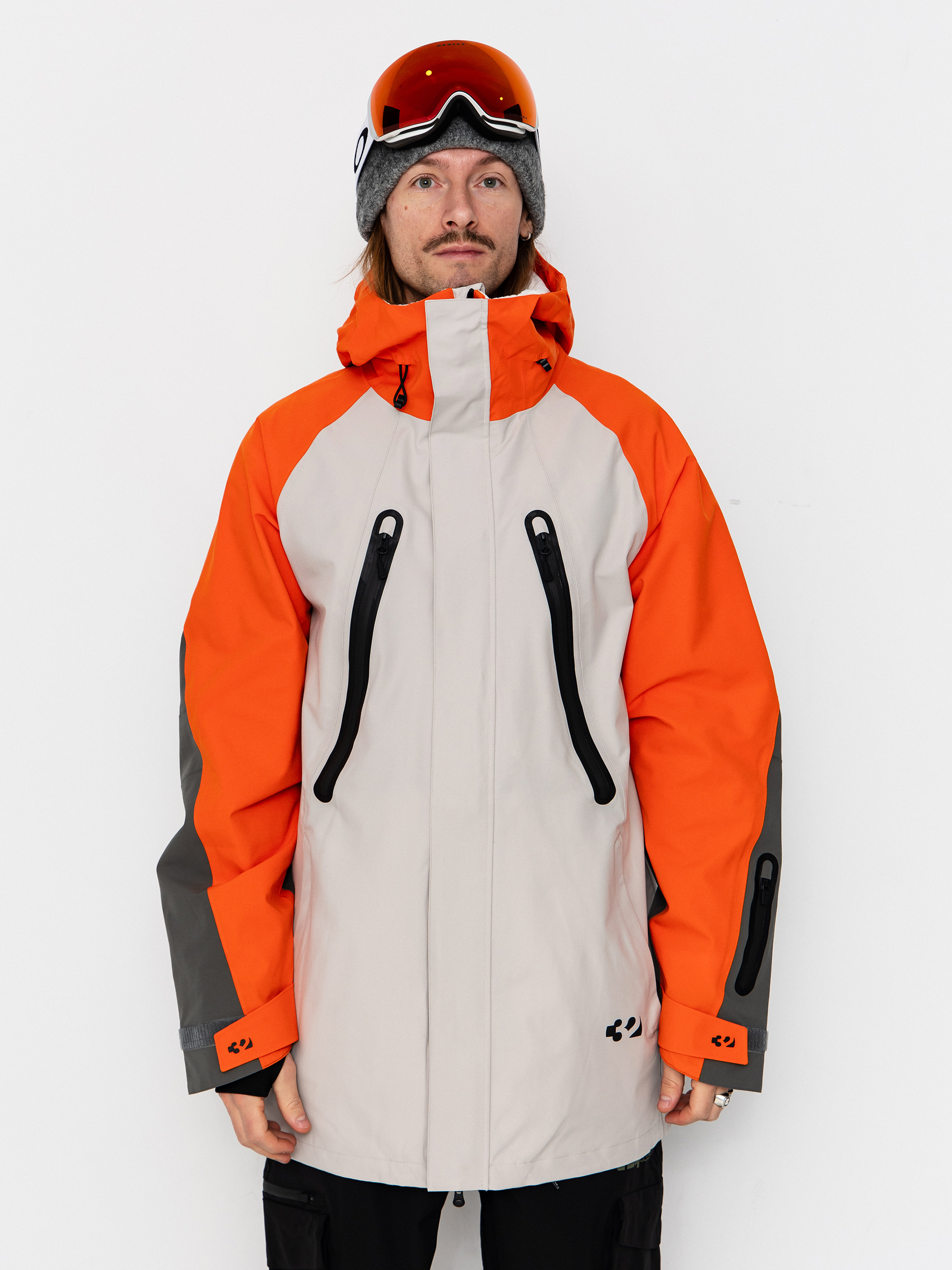 Pentru bărbați Geacă de snowboard ThirtyTwo Deep Creek Parka (orange)