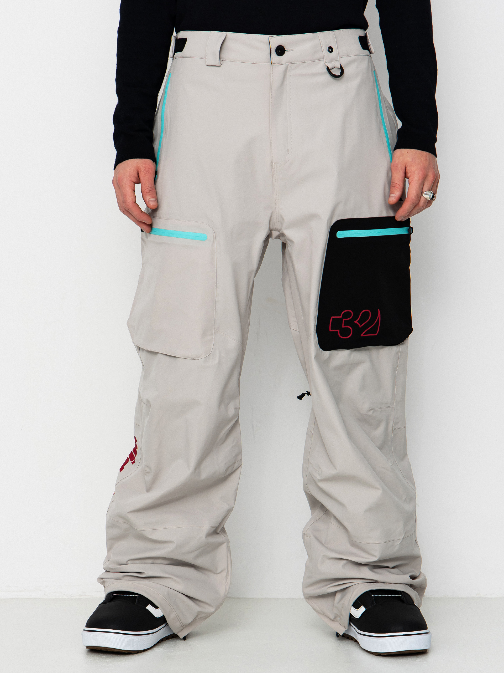 Pentru bărbați Pantaloni pentru snowboard ThirtyTwo Tm Recycled (cement)