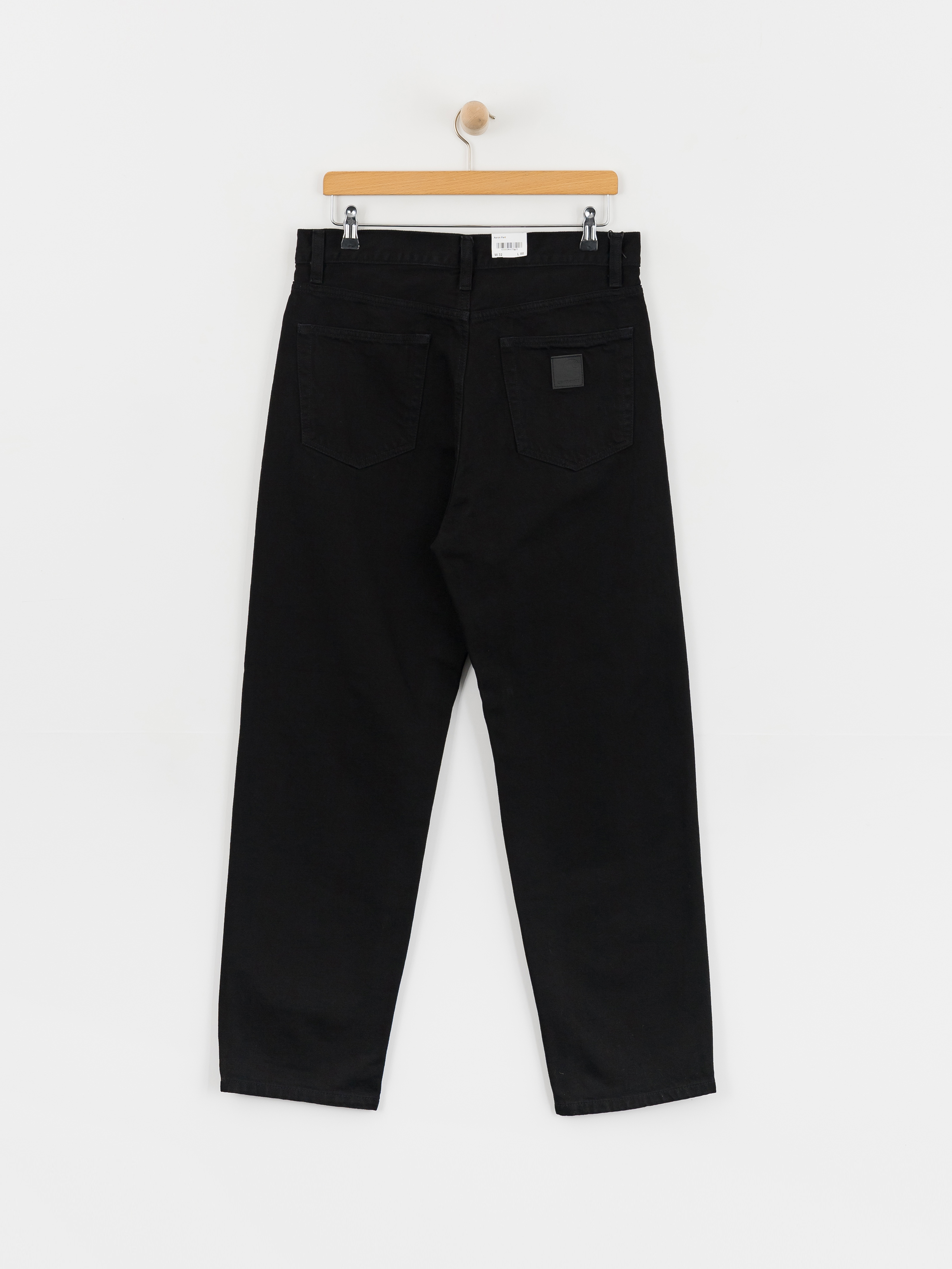 Pantaloni Carhartt WIP Aaron (black rinsed)