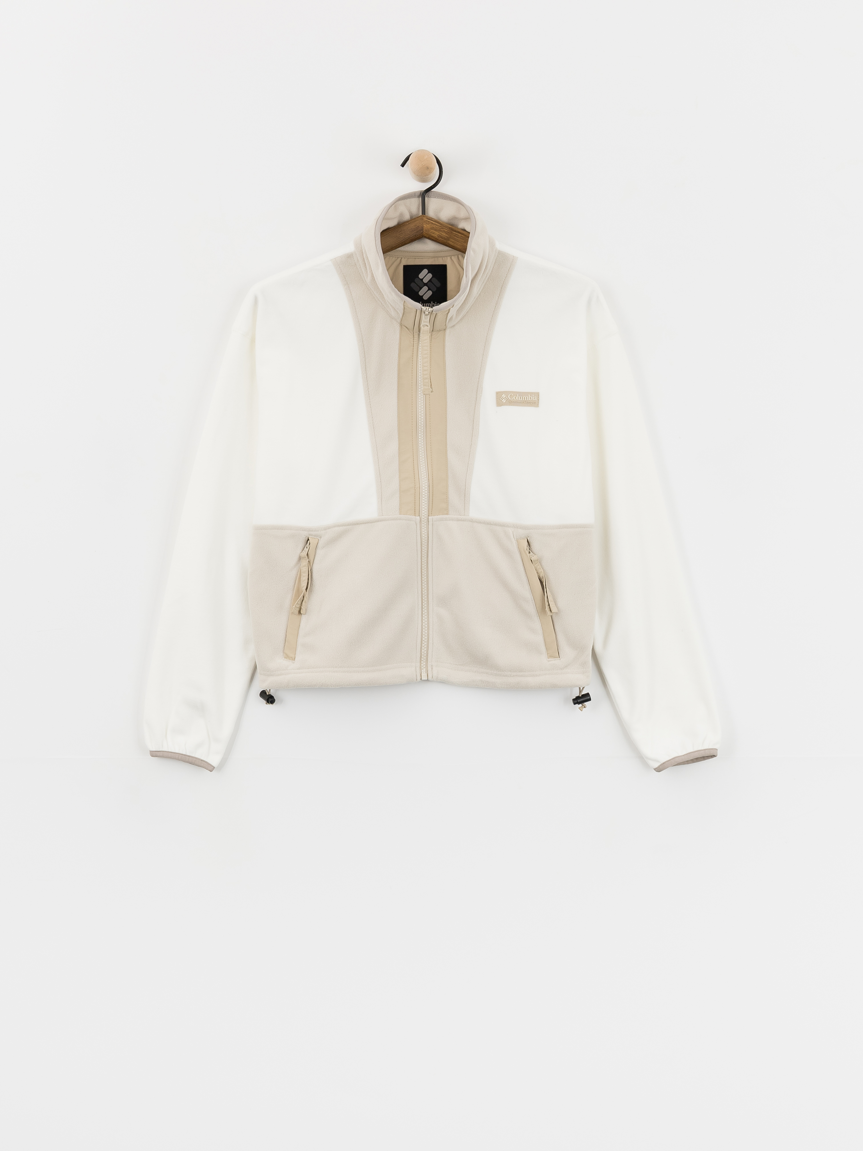 Hanorac din fleece Columbia Backbowl II Full Zip Wmn (sea salt/dark stone/ancient fossil)