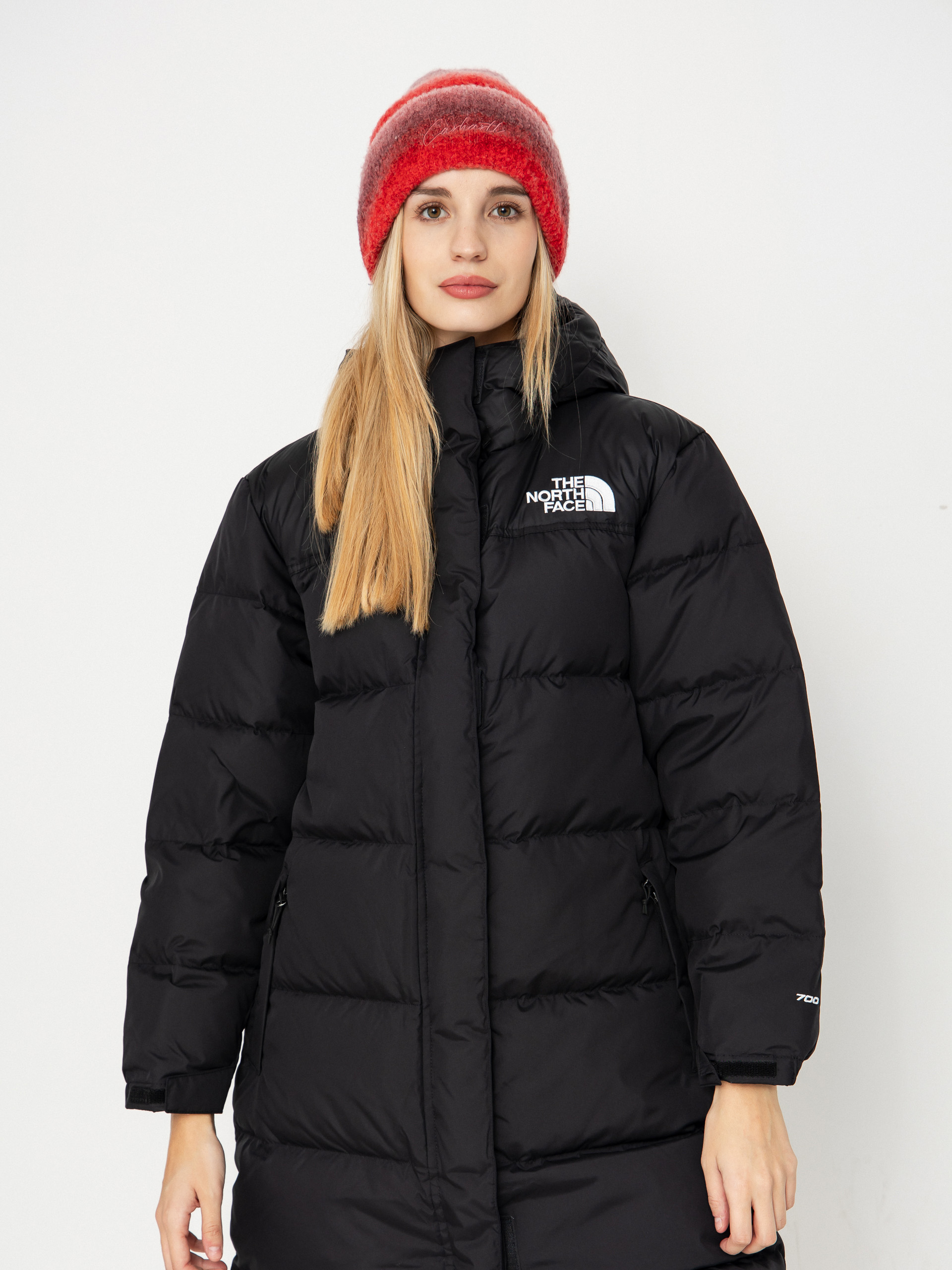 Geacă The North Face Nuptse Parka Wmn (tnf black/npf/r)