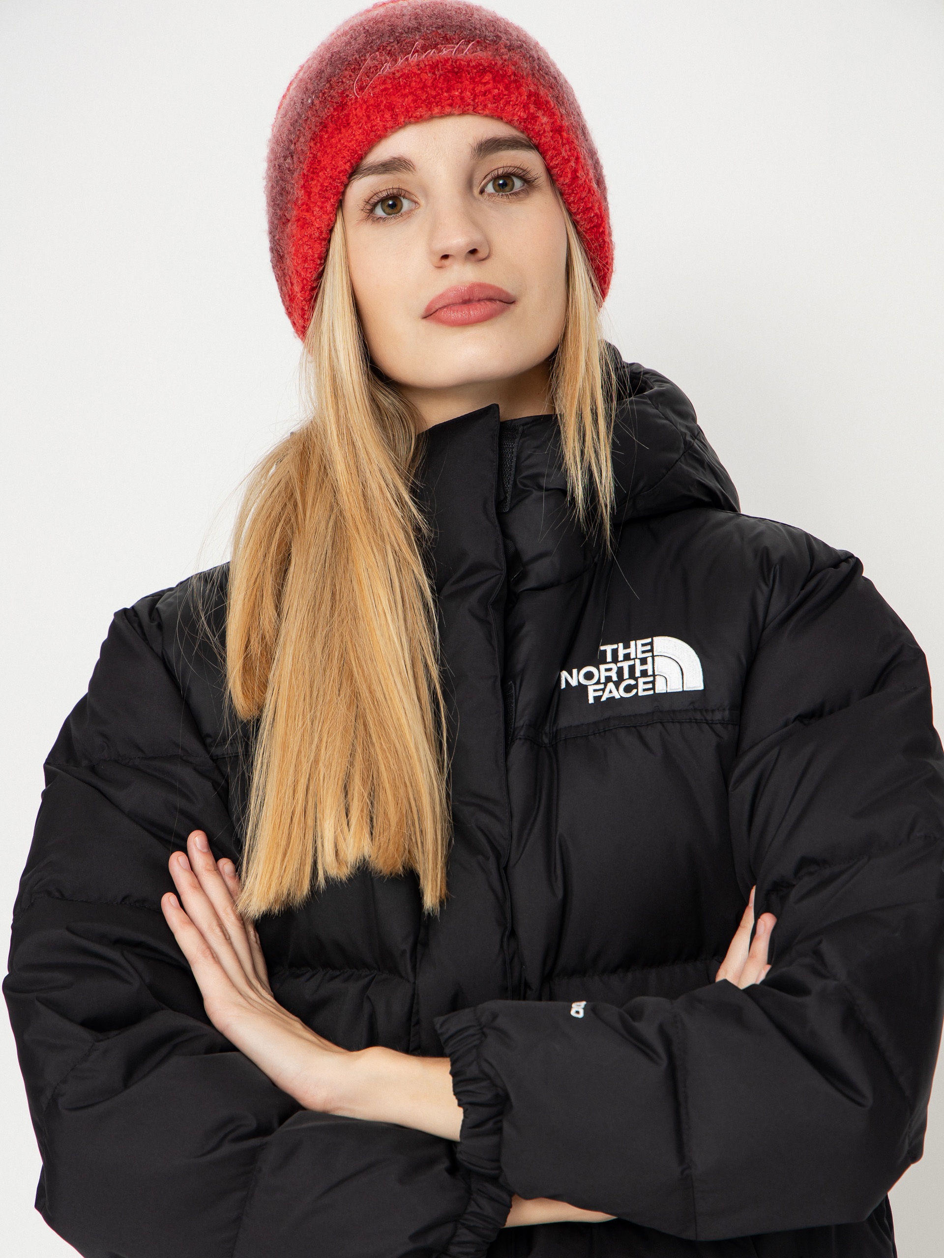 Geacă The North Face Nuptse Parka Wmn (tnf black/npf/r)