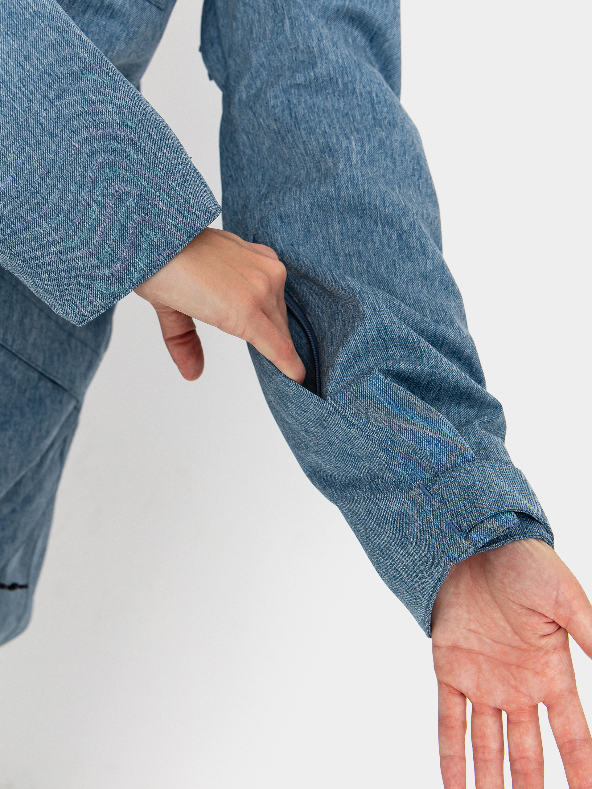 Pentru femei Costum schi Volcom Shiloh Snow Suit (denim)