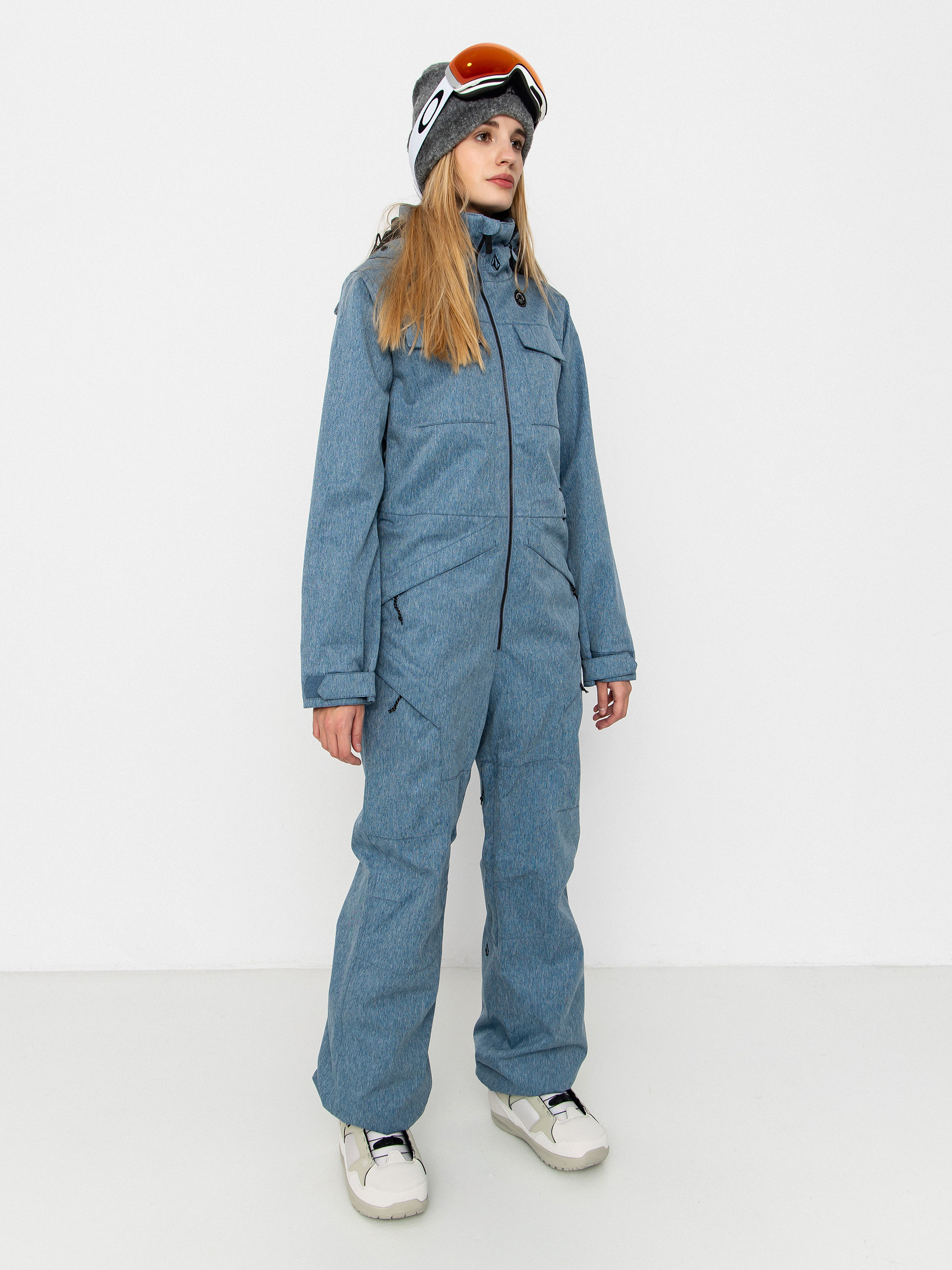 Pentru femei Costum schi Volcom Shiloh Snow Suit (denim)