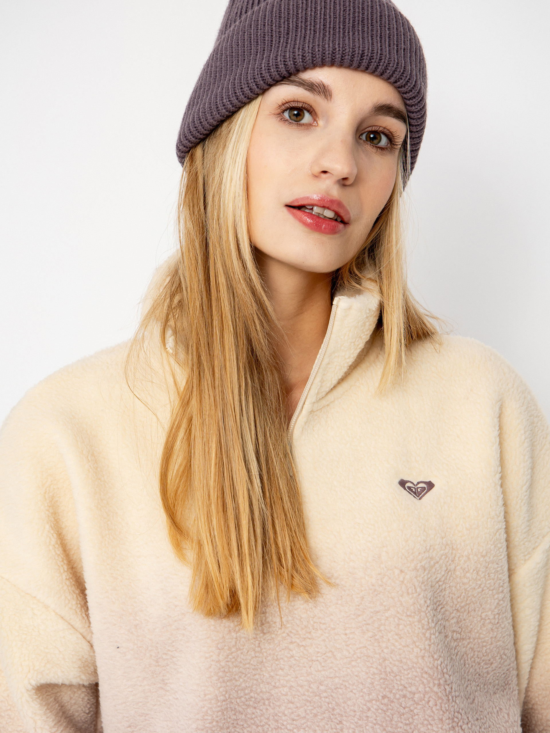 Pentru femei Hanorac din fleece Roxy Live Out Loud Gradient (huckleberry)