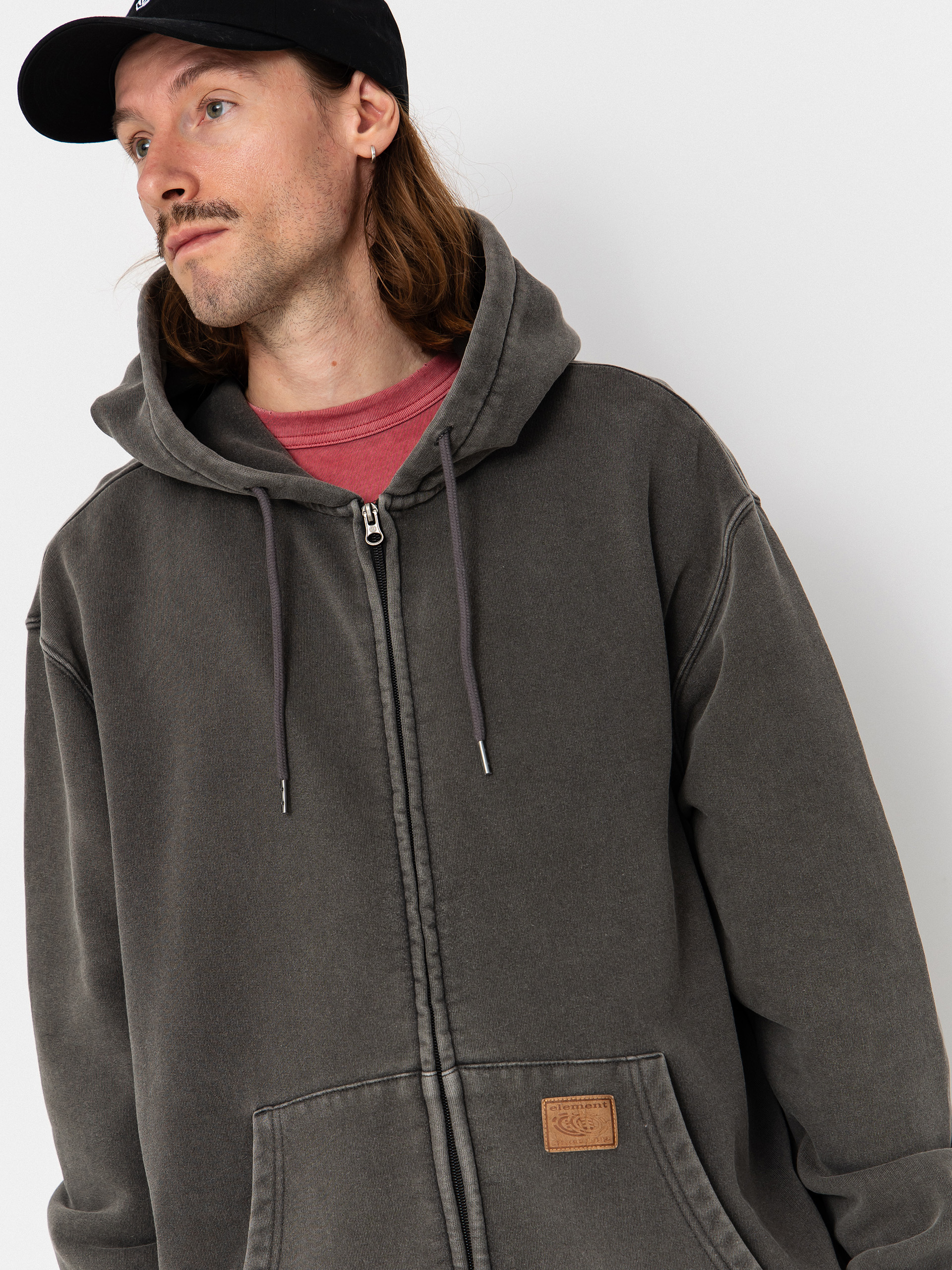 Hanorac cu glugă Element Cargo ZHD (off black)