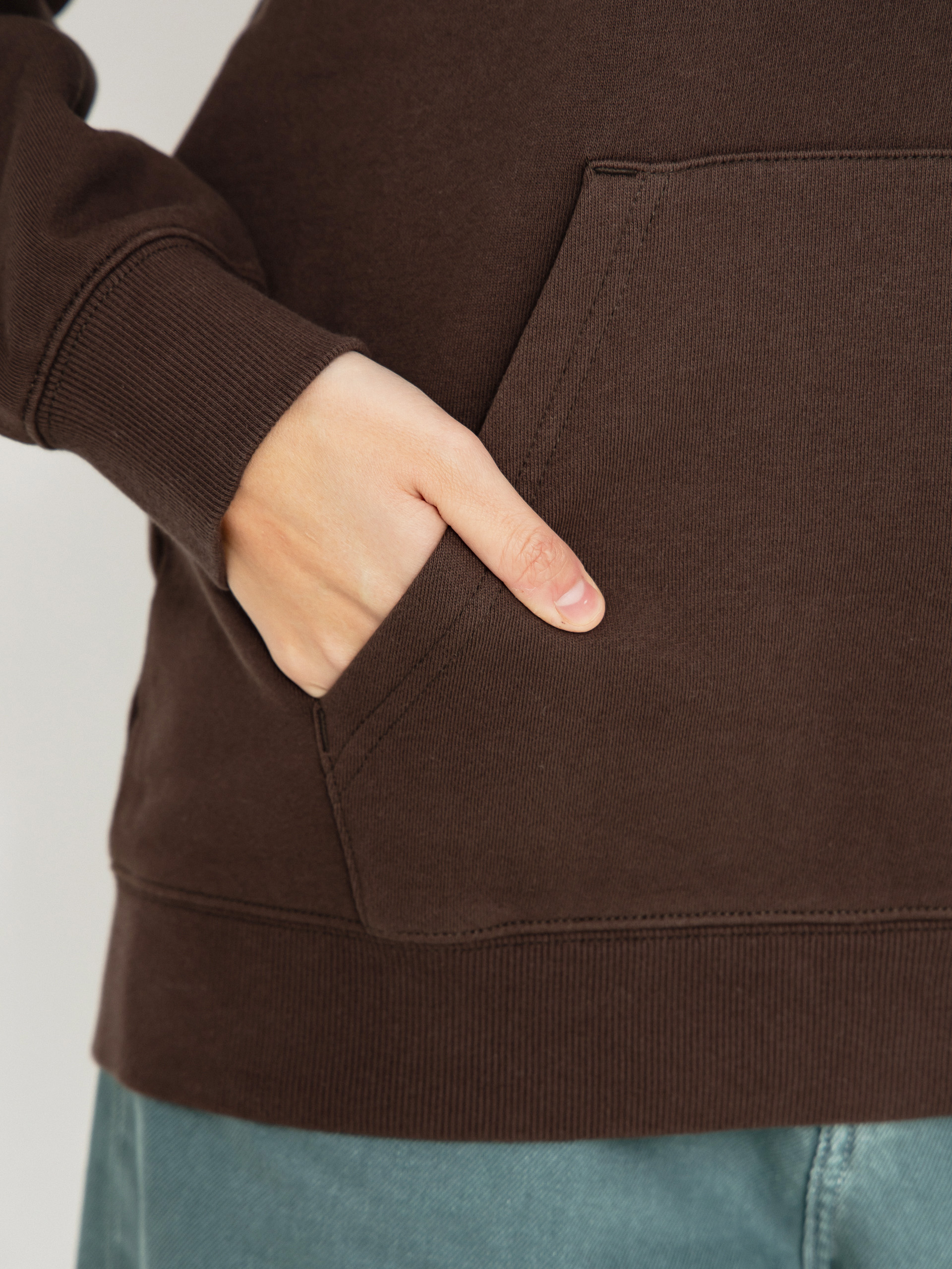 Hanorac cu glugă Carhartt WIP Carhartt HD Wmn (vitola/phlox)