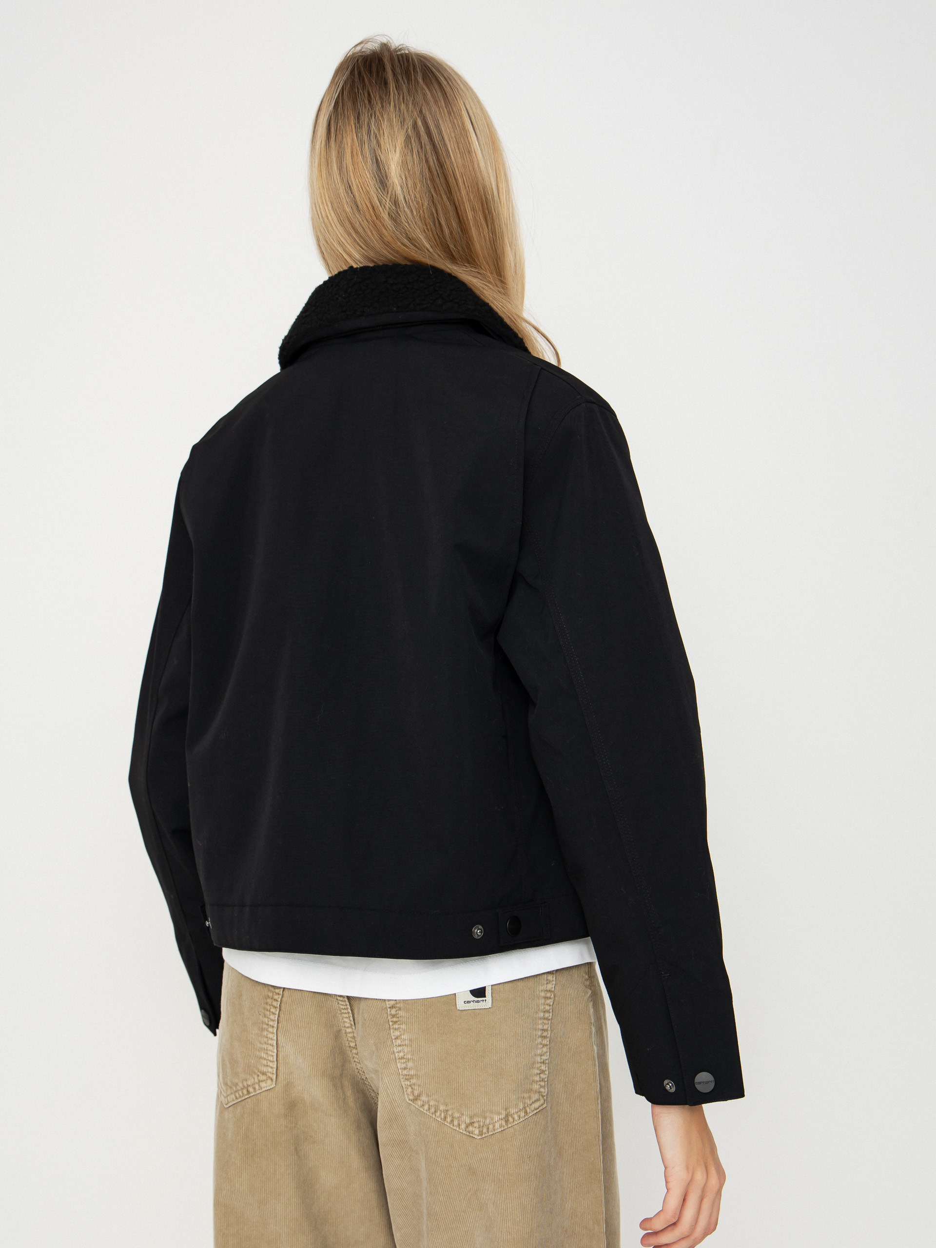 Geacă Carhartt WIP Newkirk Wmn (black/wild dog print)