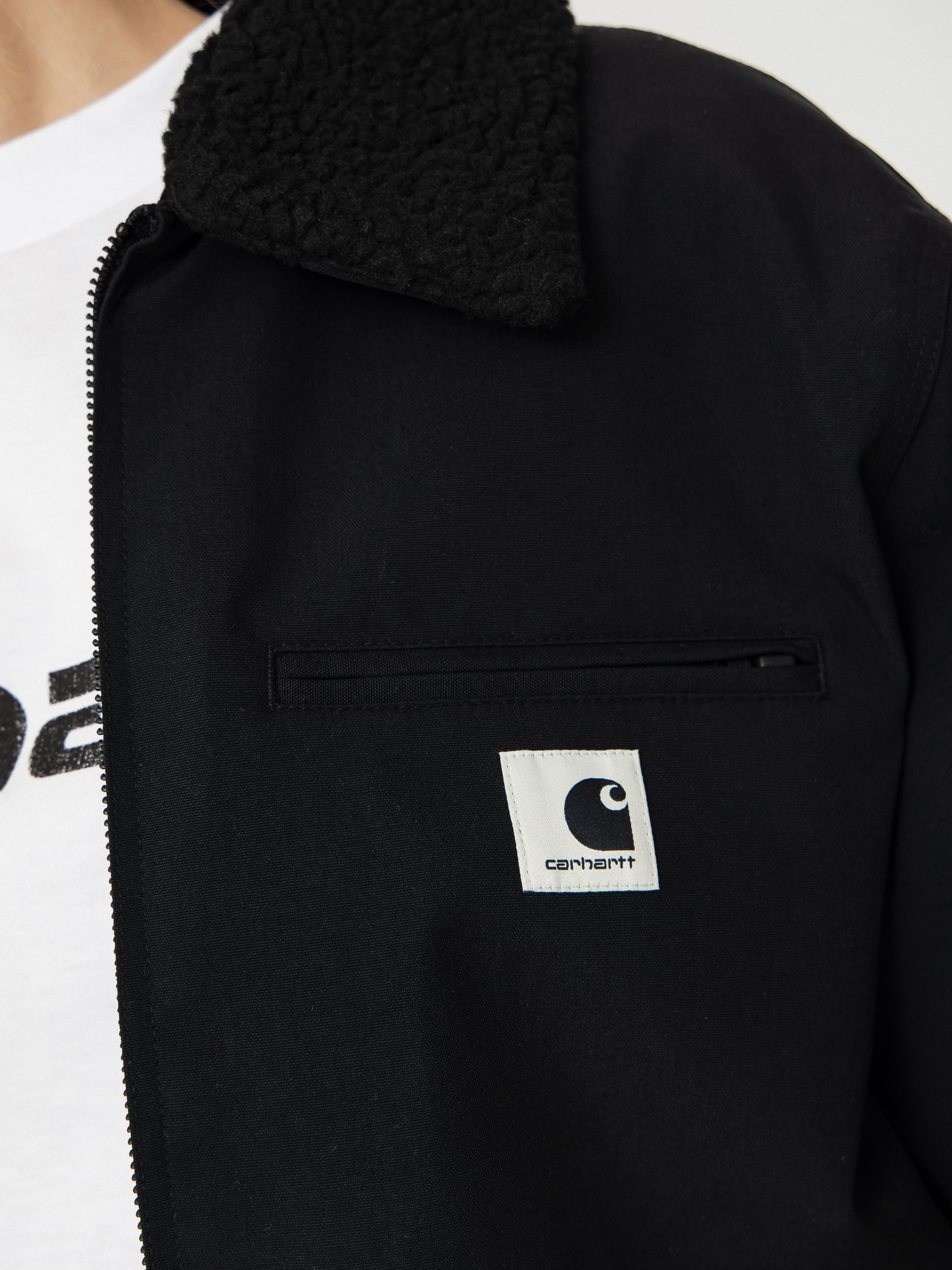 Geacă Carhartt WIP Newkirk Wmn (black/wild dog print)