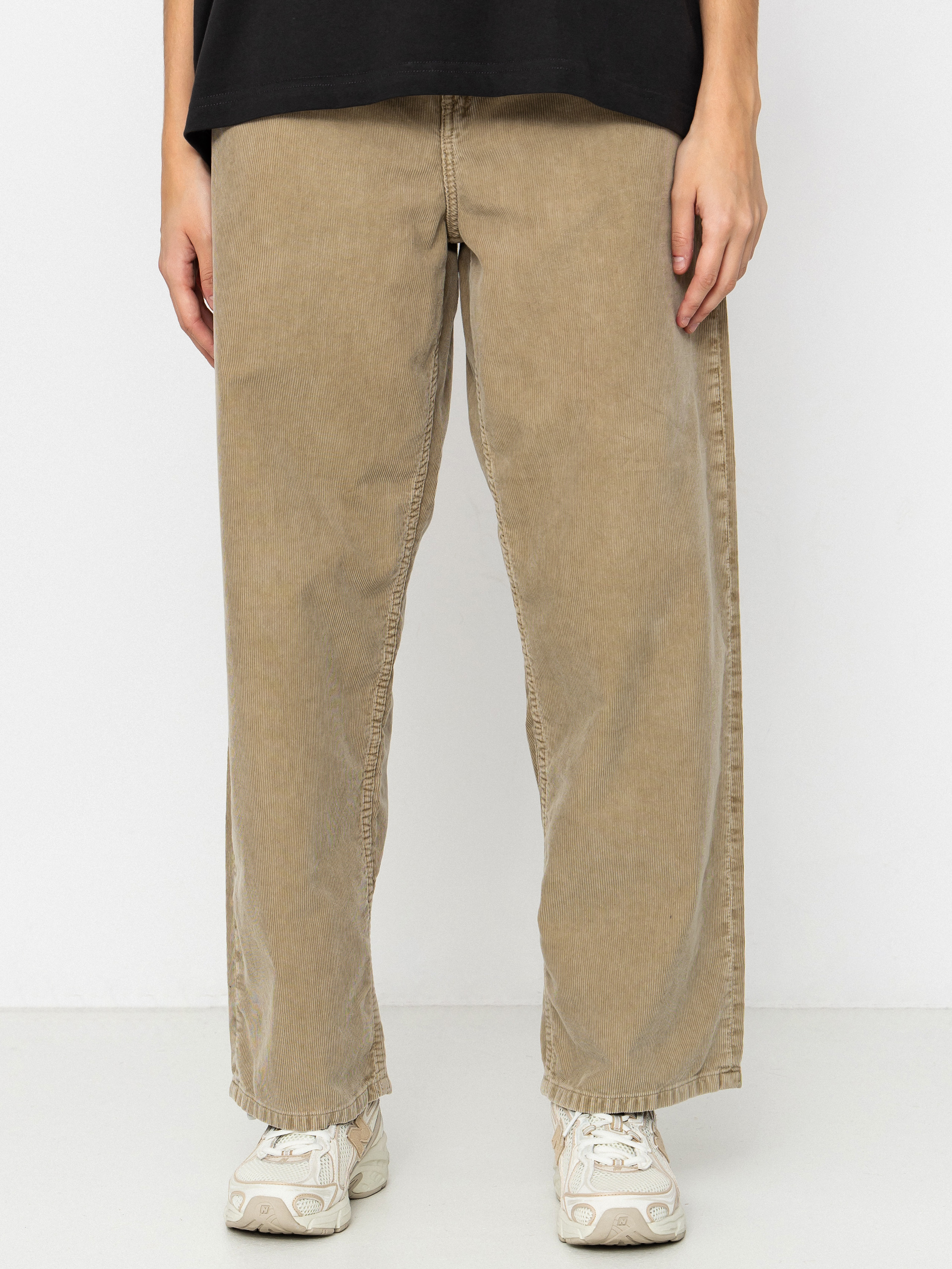 Pantaloni Carhartt WIP Brandon Wmn (leather/dusky washed)
