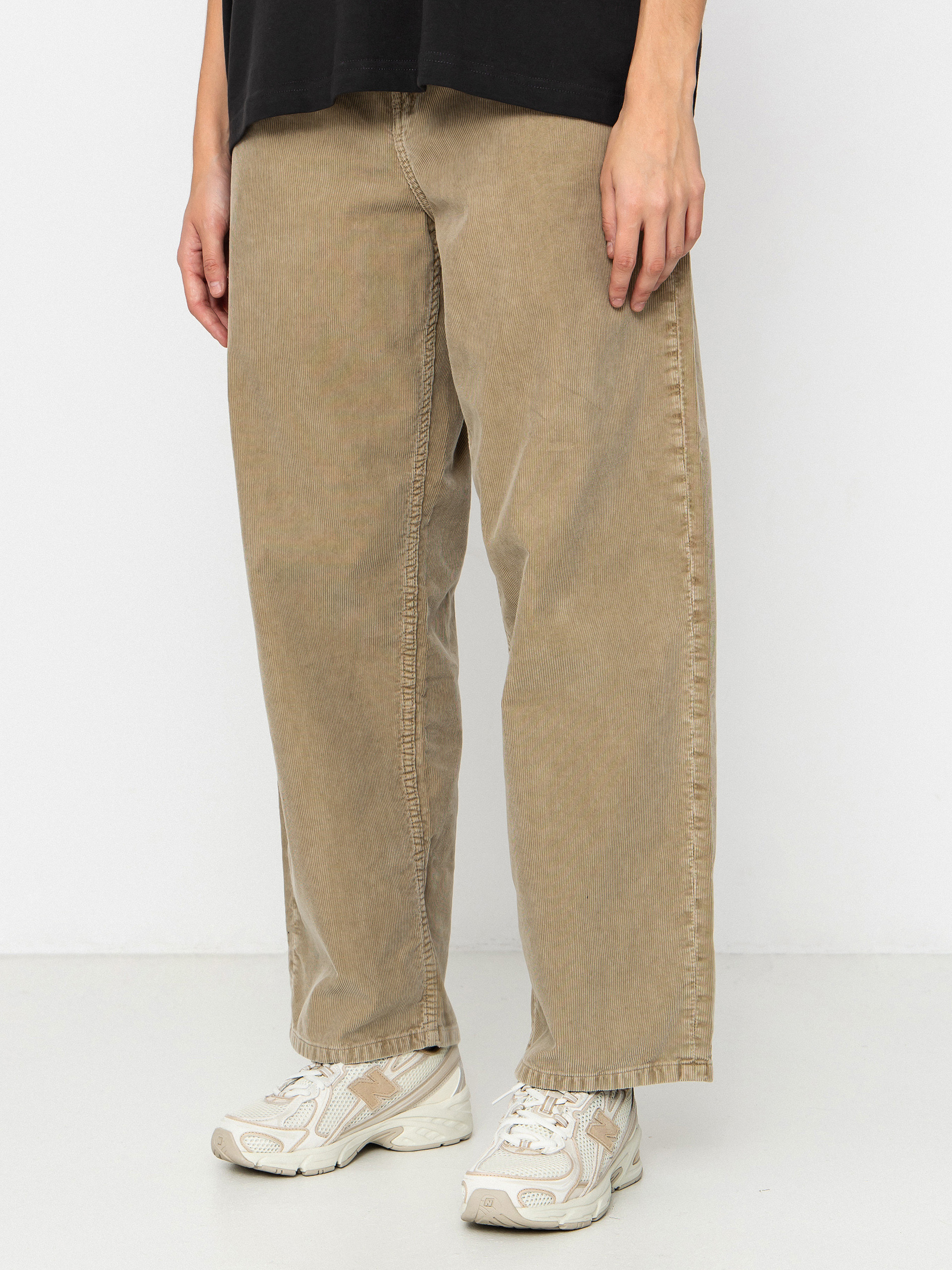 Pantaloni Carhartt WIP Brandon Wmn (leather/dusky washed)