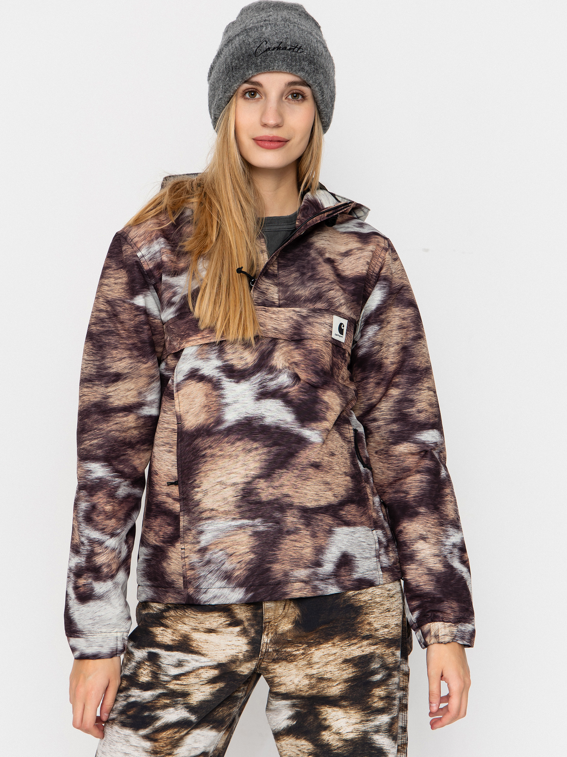 Geacă Carhartt WIP Nimbus Pullover Wmn (wild dog print)