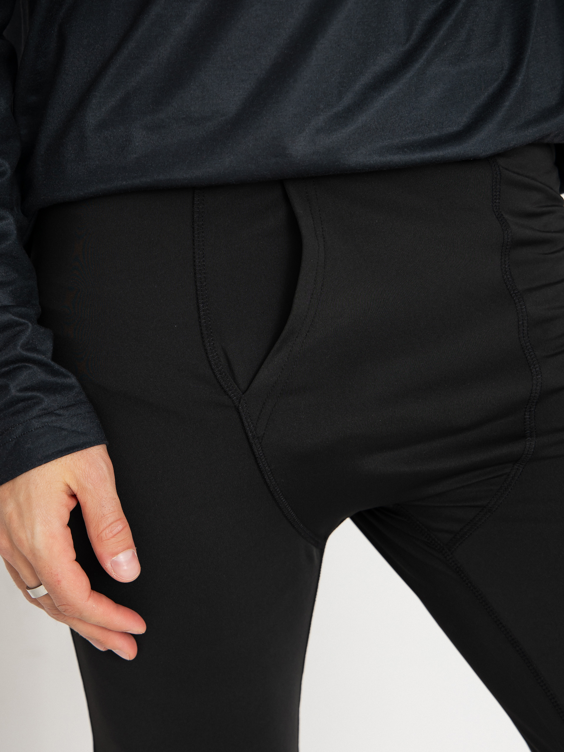 Pentru bărbați Colanți termici ThirtyTwo Ridelite (black)