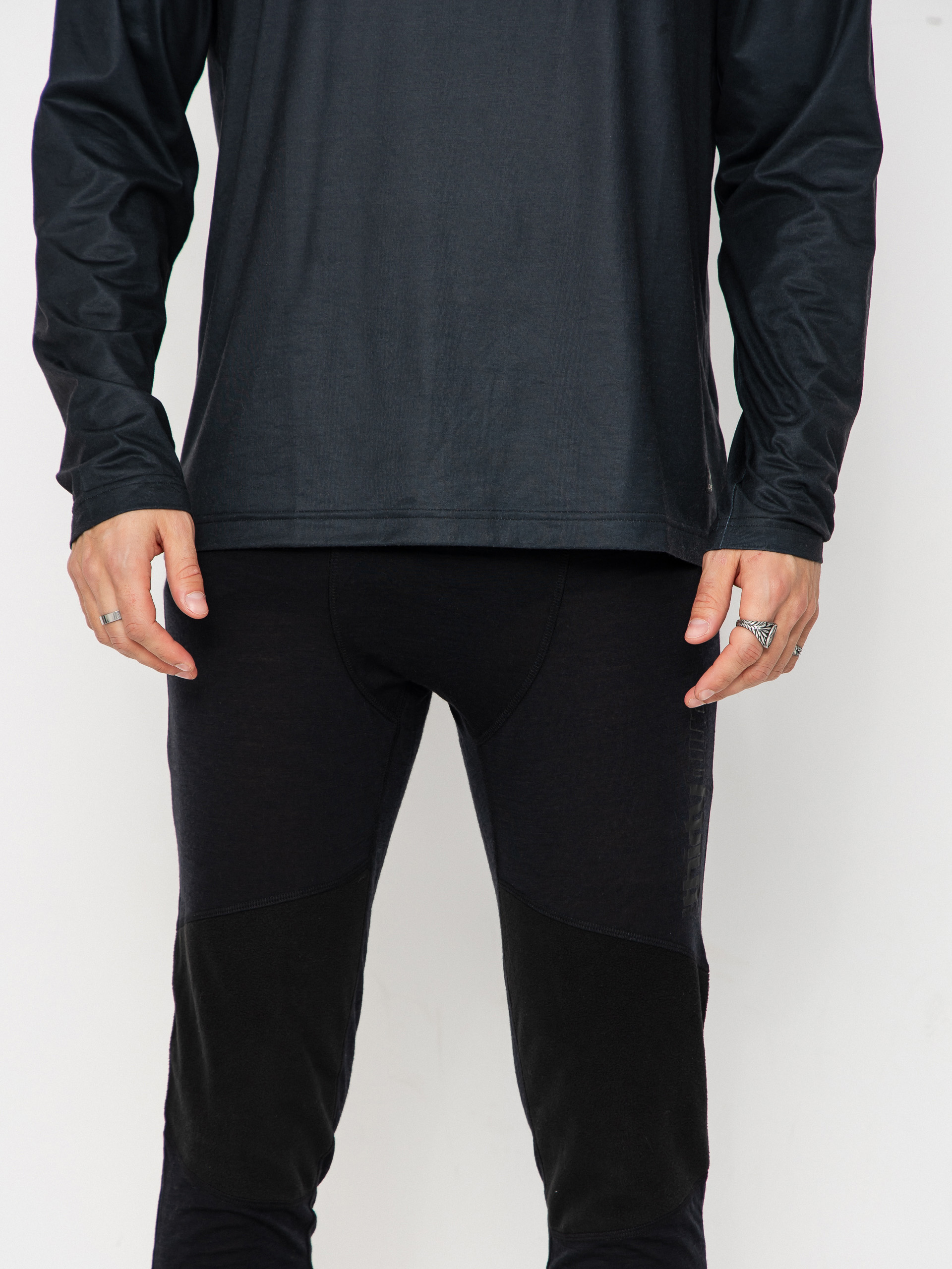 Pentru bărbați Colanți termici ThirtyTwo Ridelite Merino Knicker (black/black)