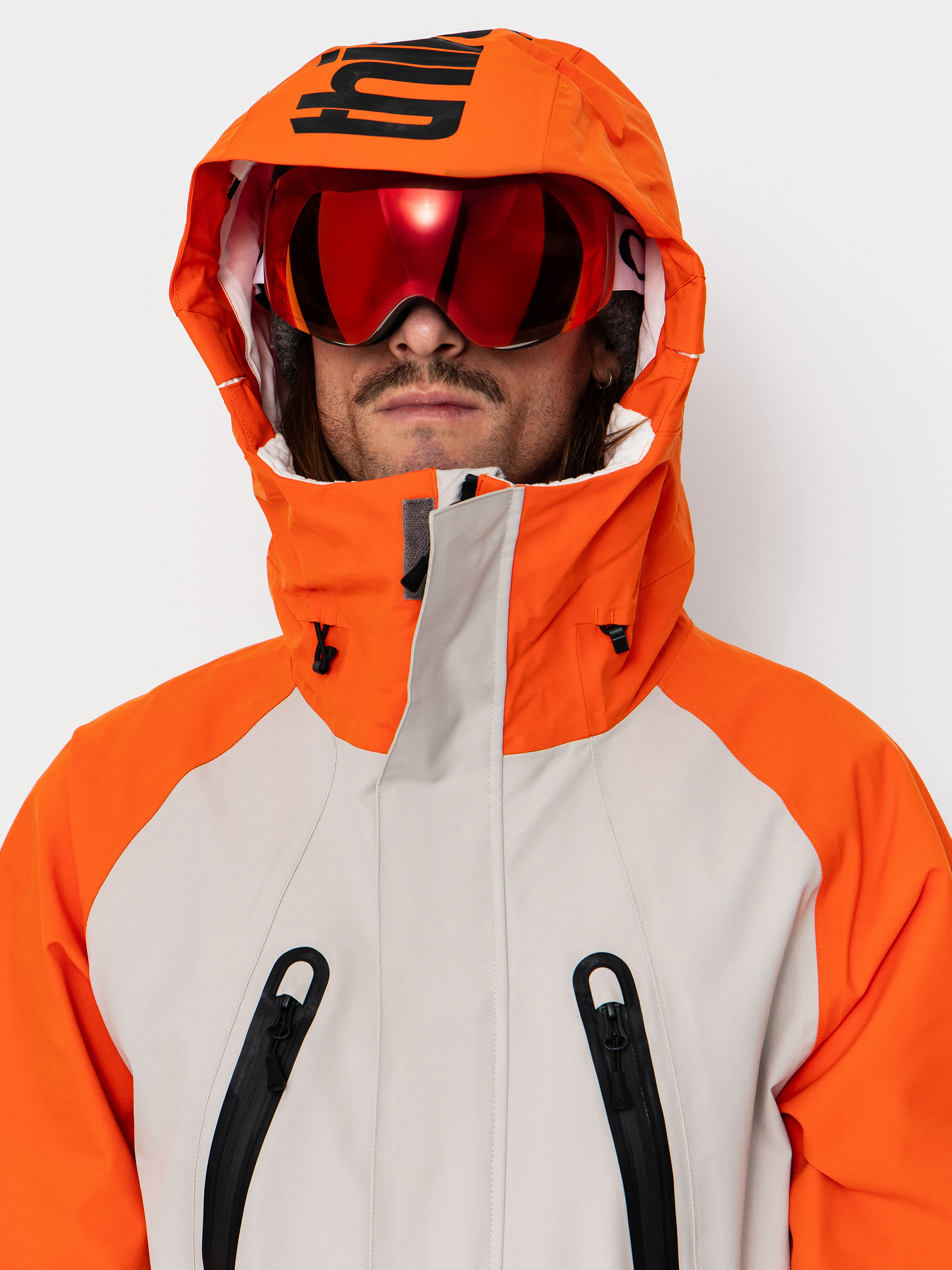Geacă de snowboard ThirtyTwo Deep Creek Parka - gri, portocaliu