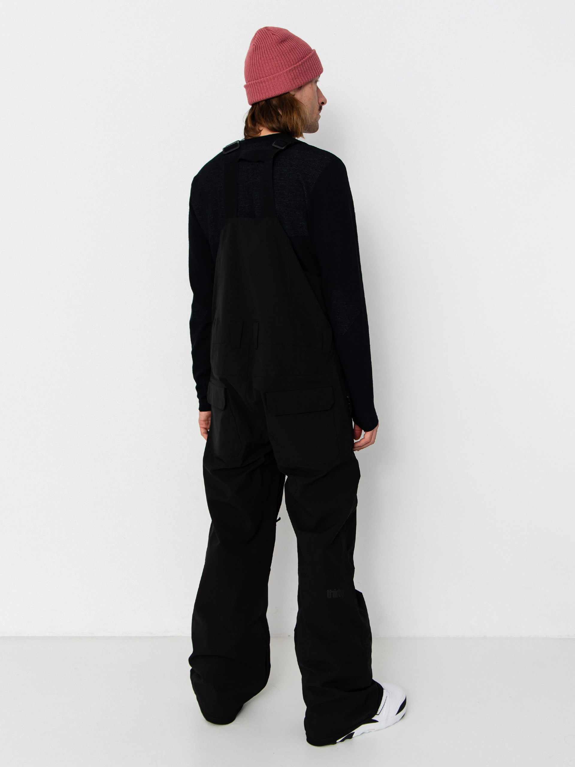 Pentru bărbați Pantaloni pentru snowboard ThirtyTwo Basement Bib (black)