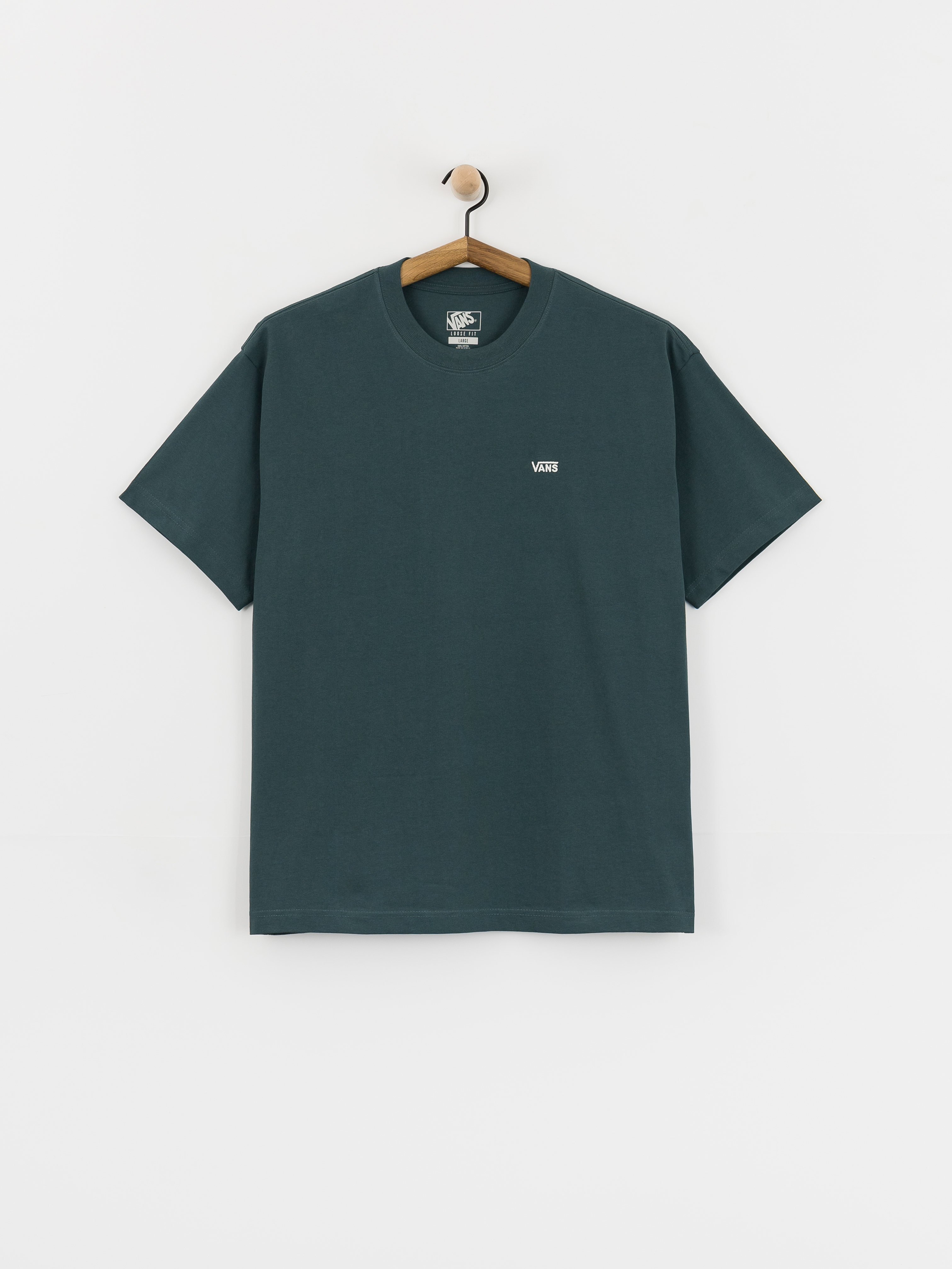 Tricou Vans Left Chest II Loose (mystic moss)