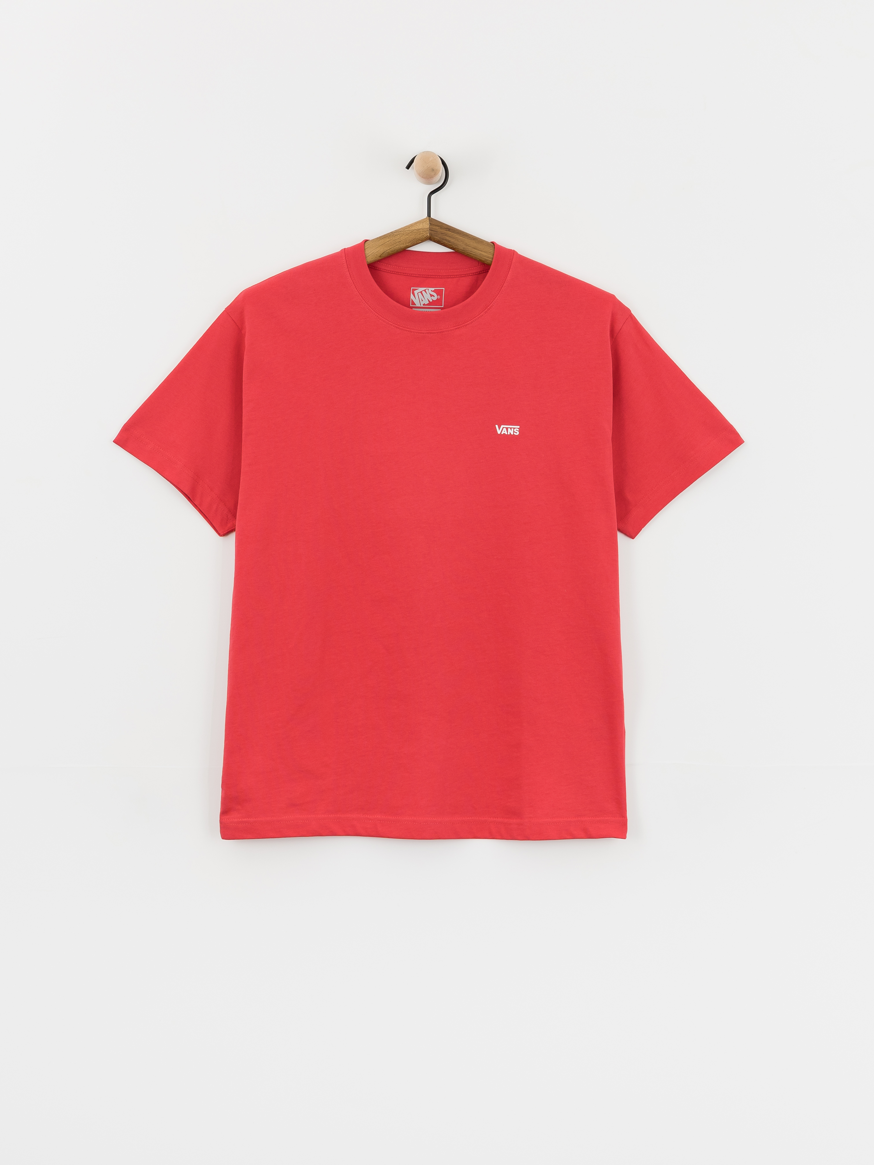 Tricou Vans Left Chest (crimson haze)