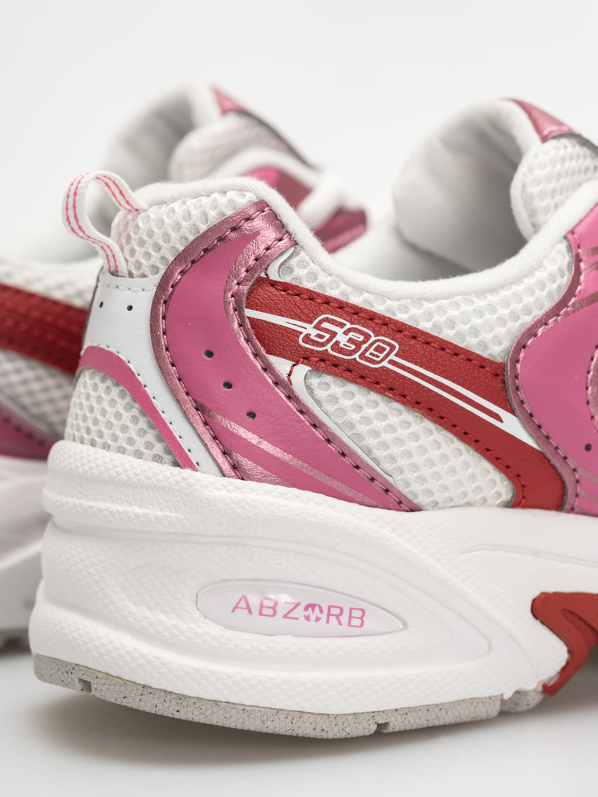 Pantofi New Balance 530 JR (pink satin/shadow red)