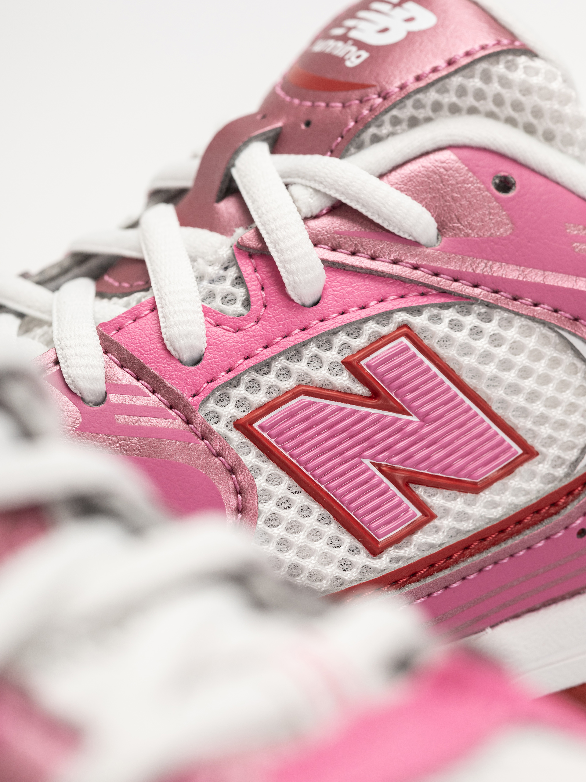 Pantofi New Balance 530 JR (pink satin/shadow red)