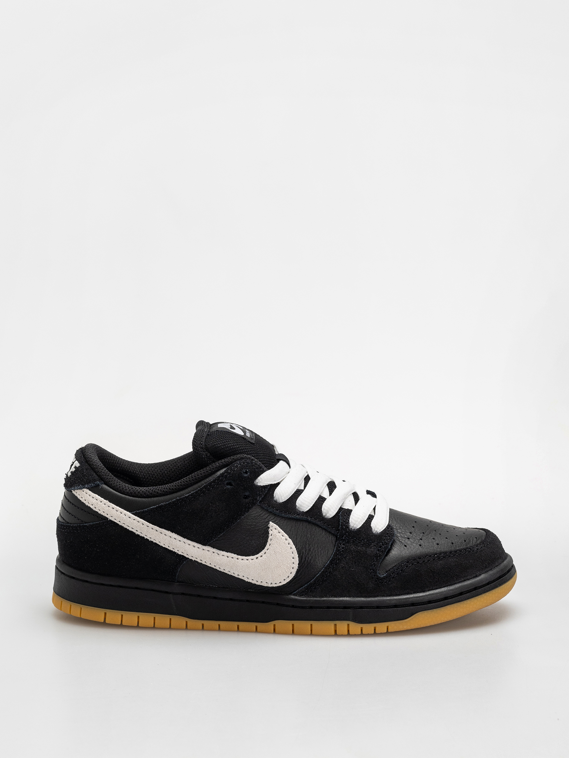 Pantofi Nike SB Dunk Low Pro (black/white black gum light brown)