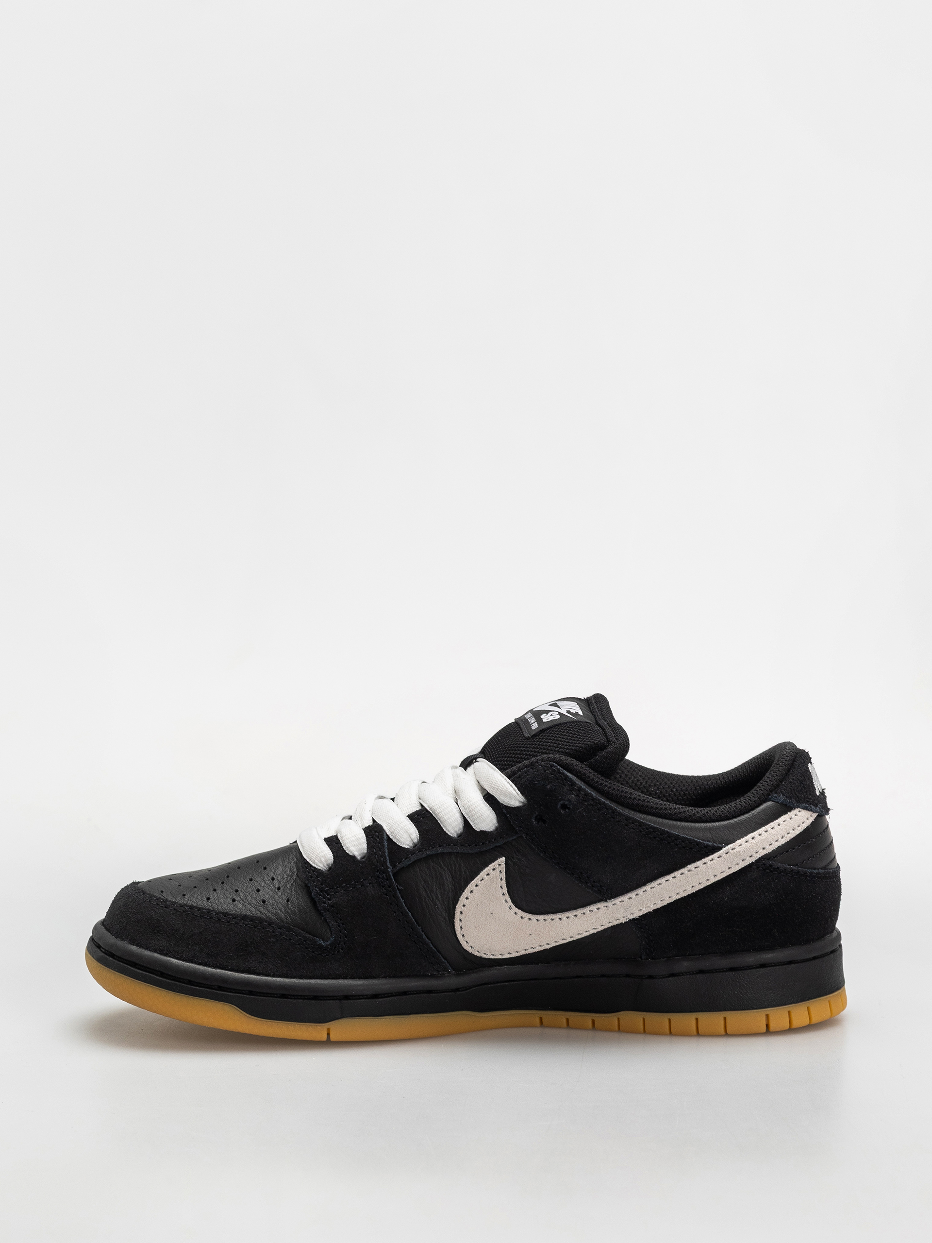 Pantofi Nike SB Dunk Low Pro (black/white black gum light brown)