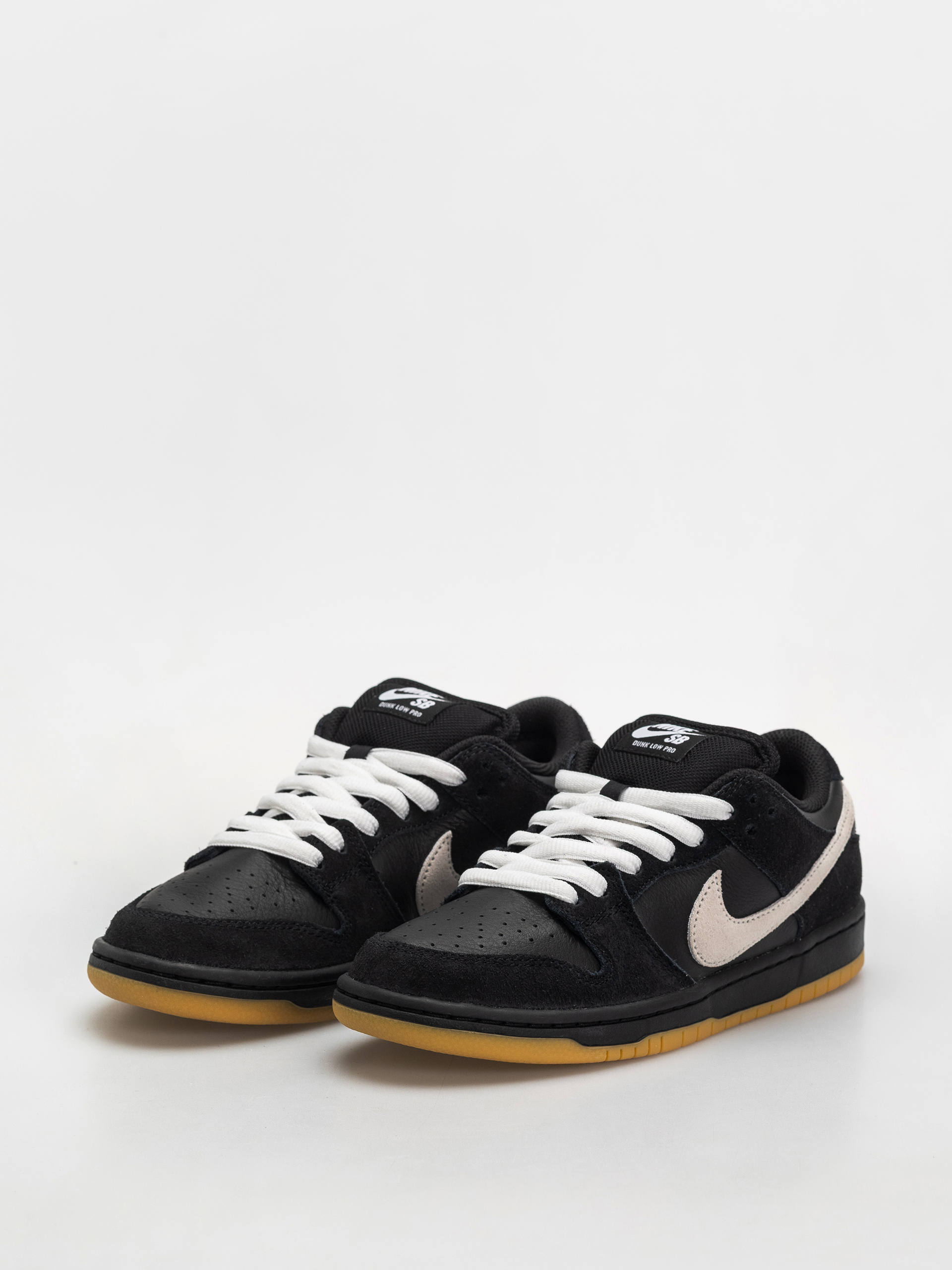 Pantofi Nike SB Dunk Low Pro (black/white black gum light brown)