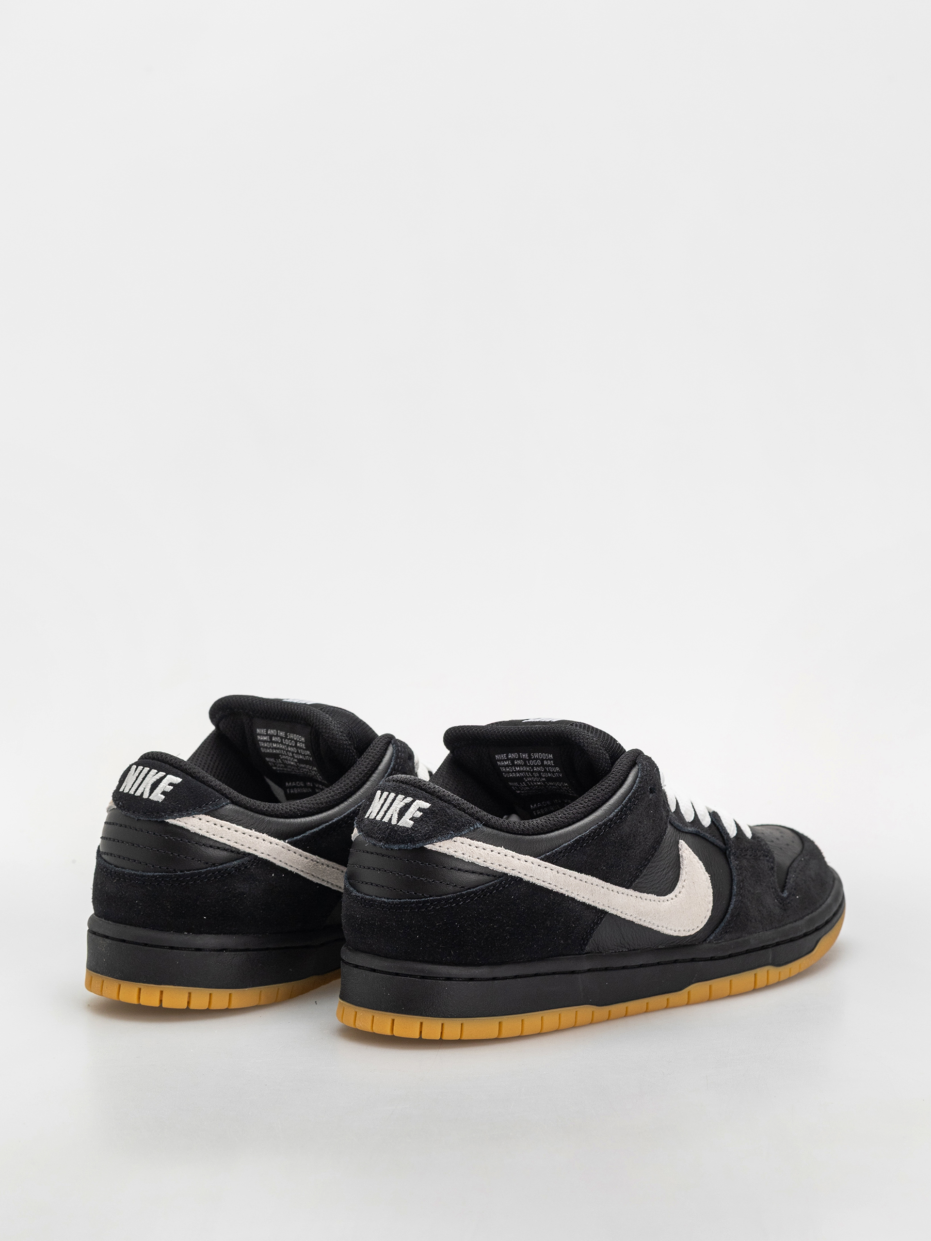 Pantofi Nike SB Dunk Low Pro (black/white black gum light brown)