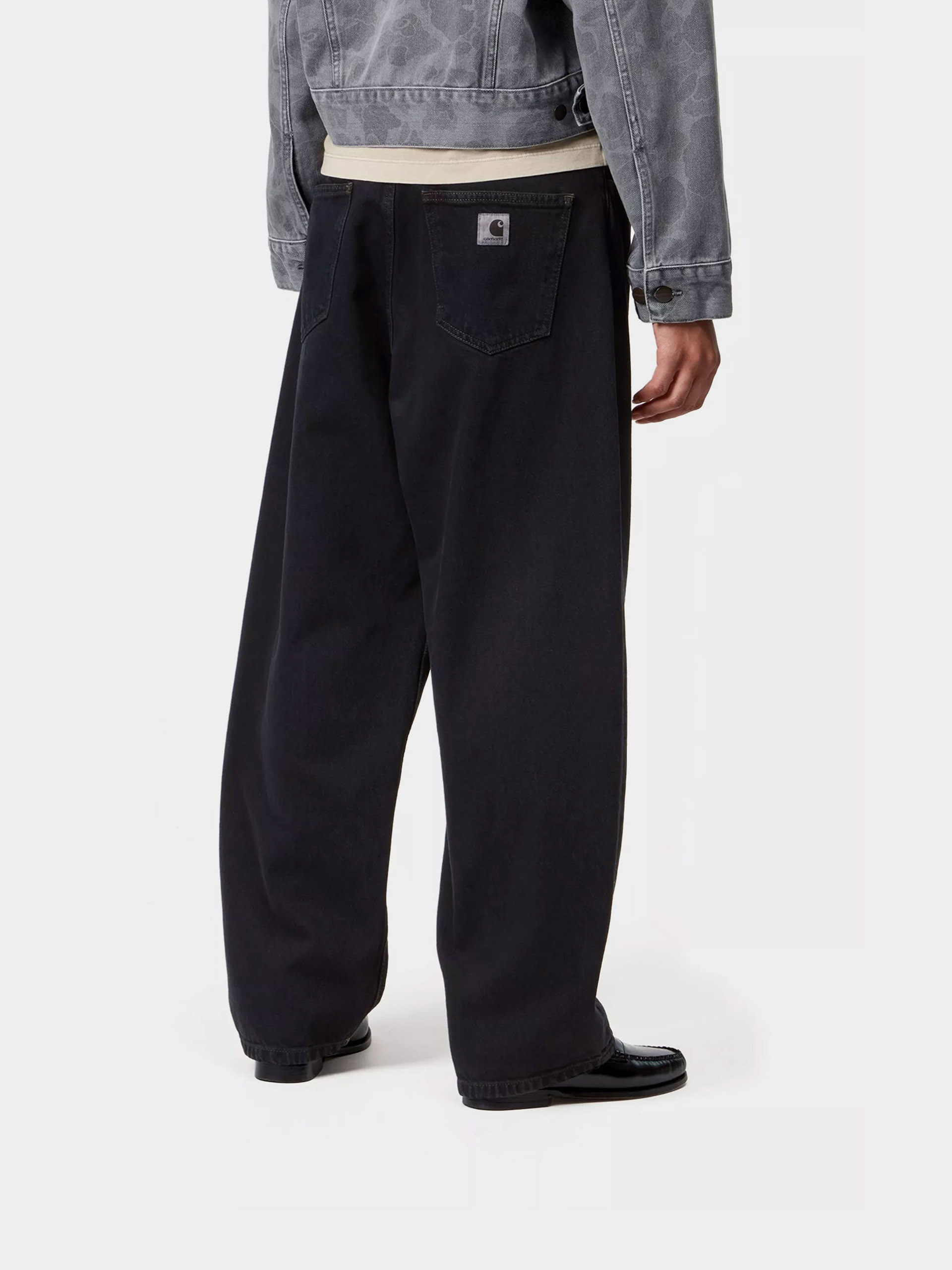 Pantaloni Carhartt WIP Brandon Wmn (black/stone washed)
