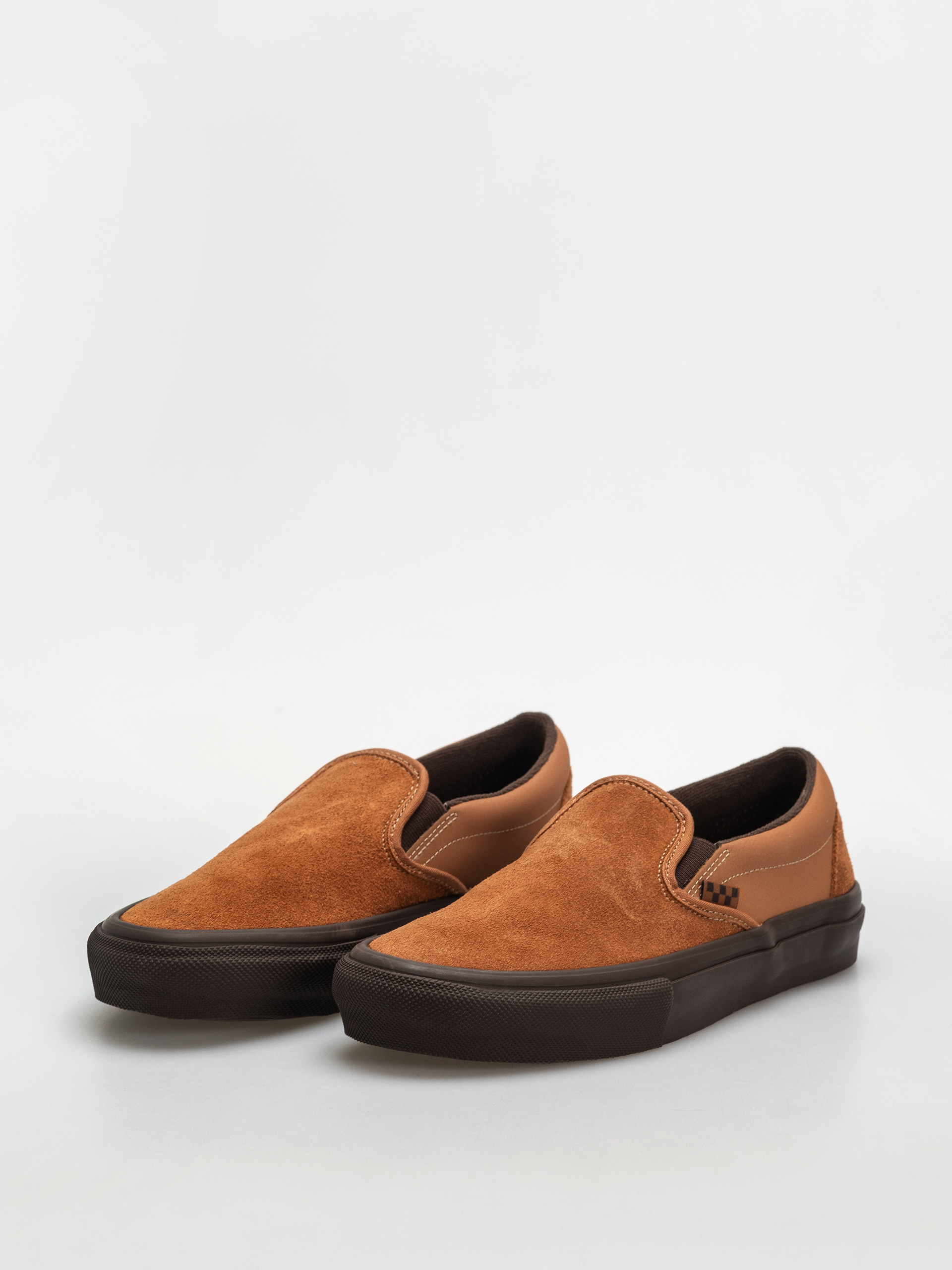 Pantofi Vans Skate Slip On (brown/gum)