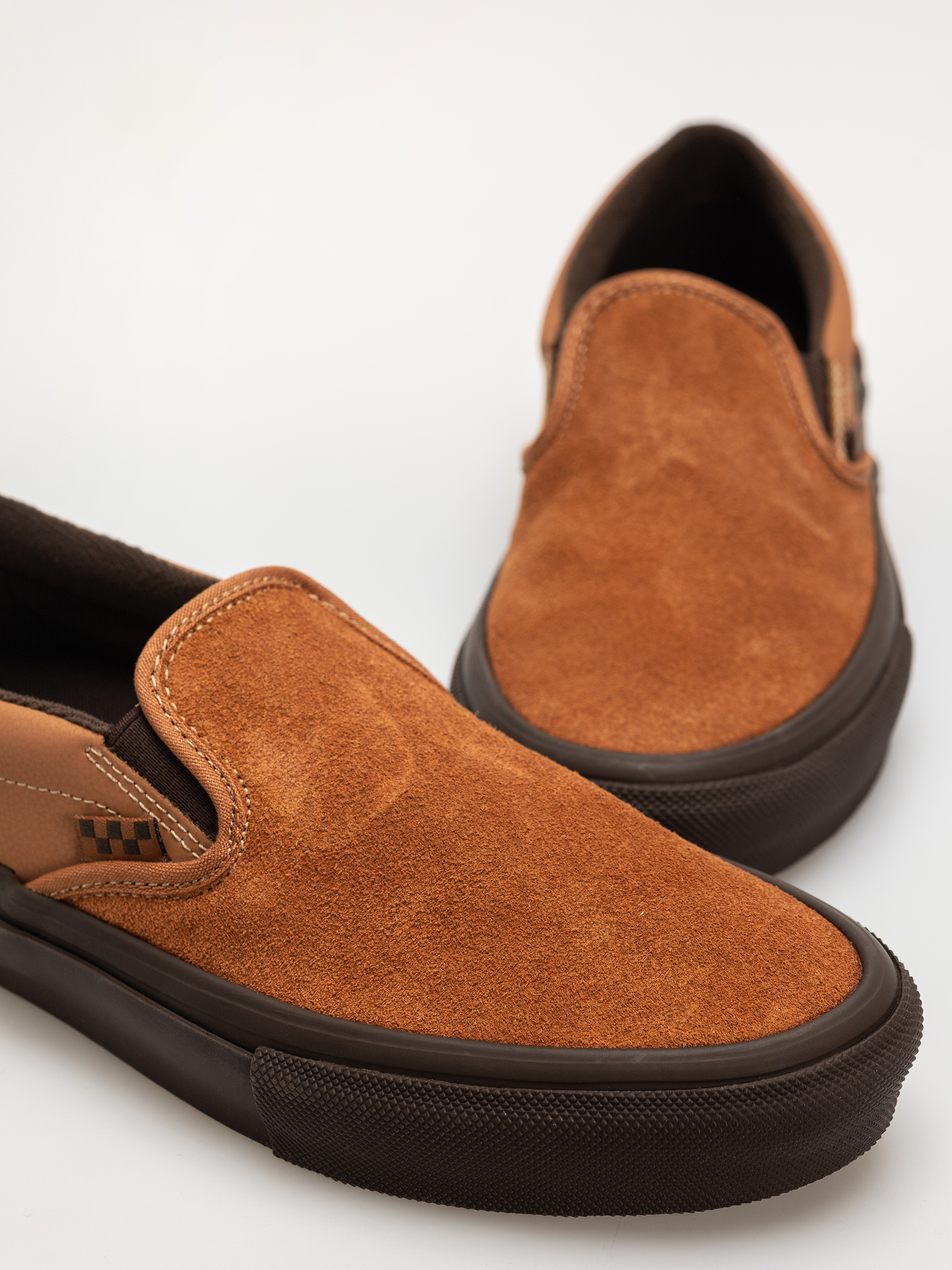 Pantofi Vans Skate Slip On (brown/gum)