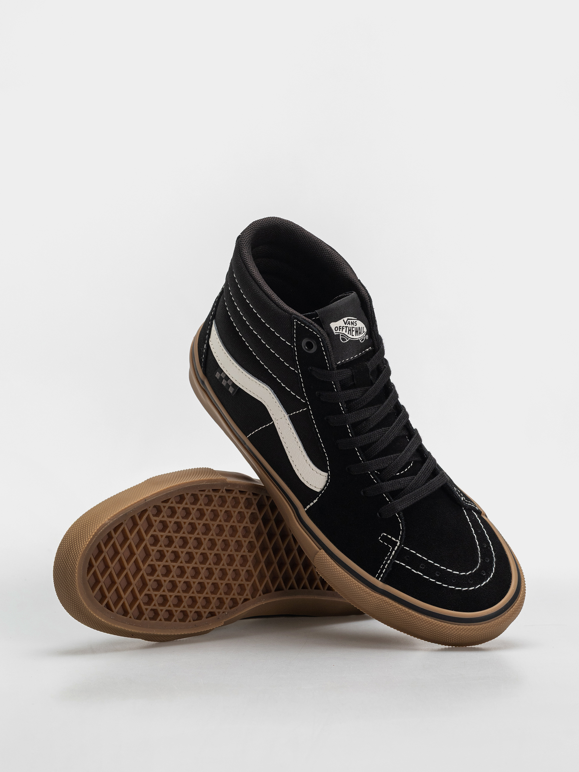 Pantofi Vans Skate Sk8 Hi (black/gum/white)