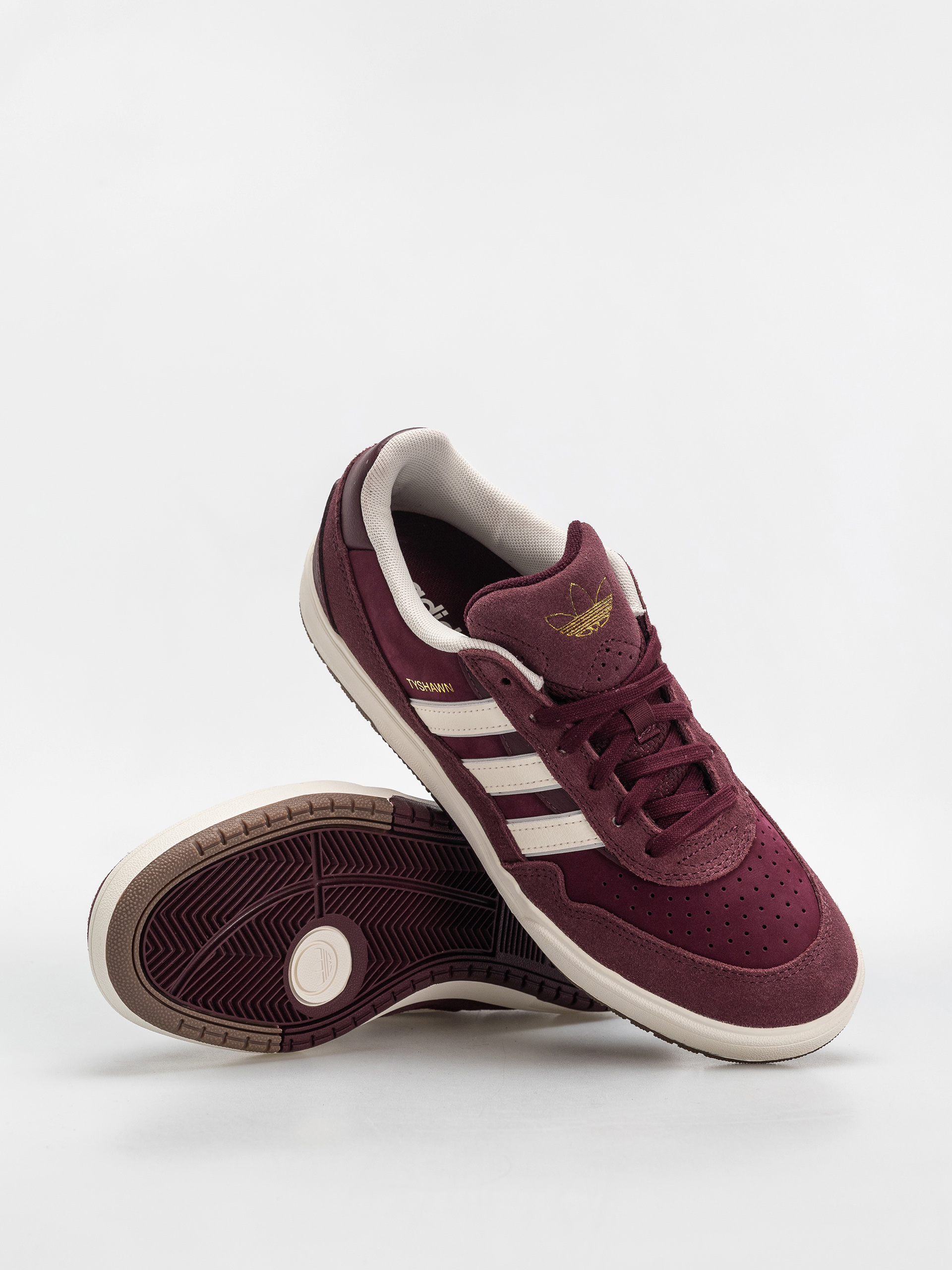 Pantofi adidas Tyshawn II (maroon/cwhite/goldmt)