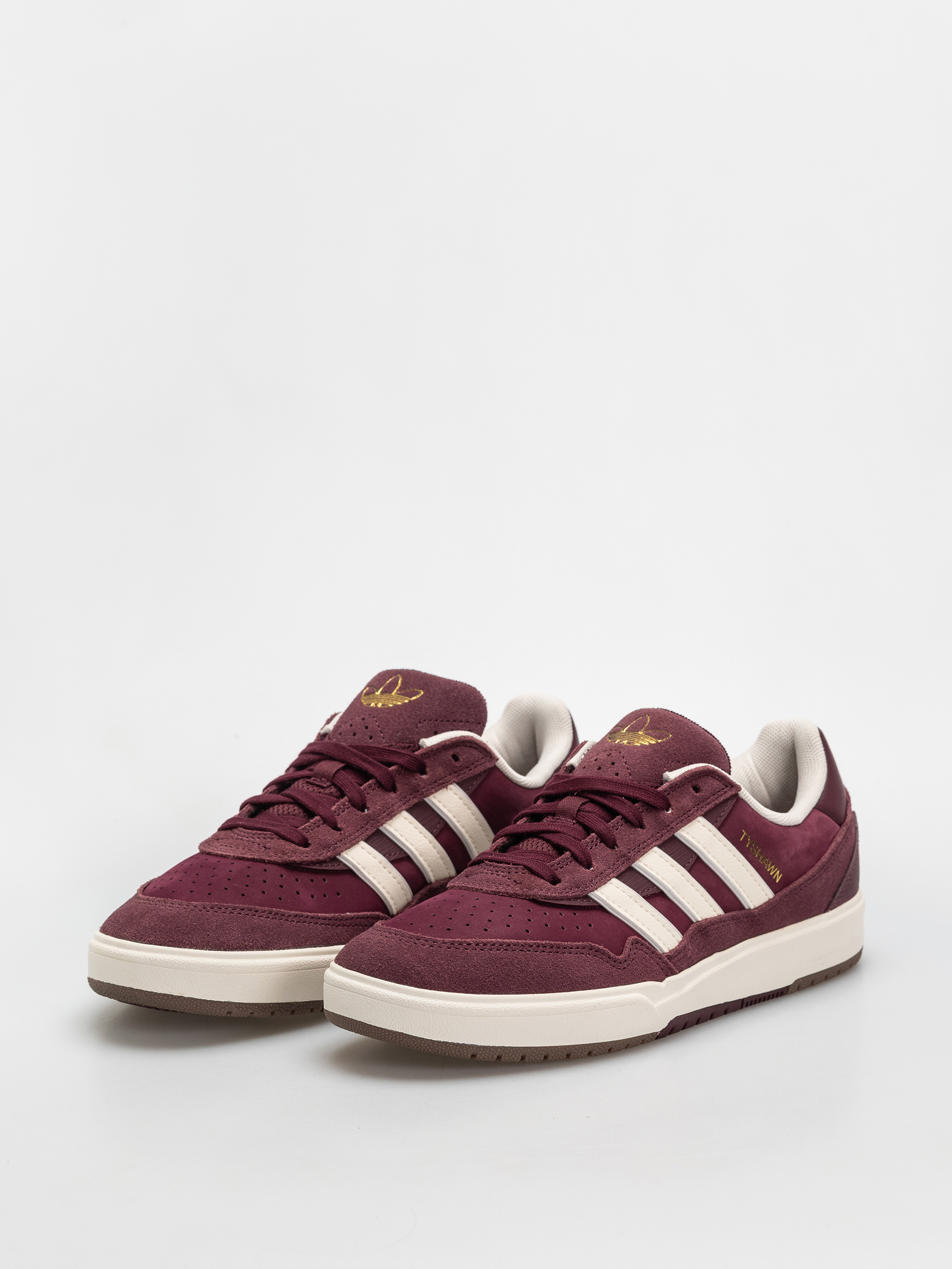 Pantofi adidas Tyshawn II (maroon/cwhite/goldmt)