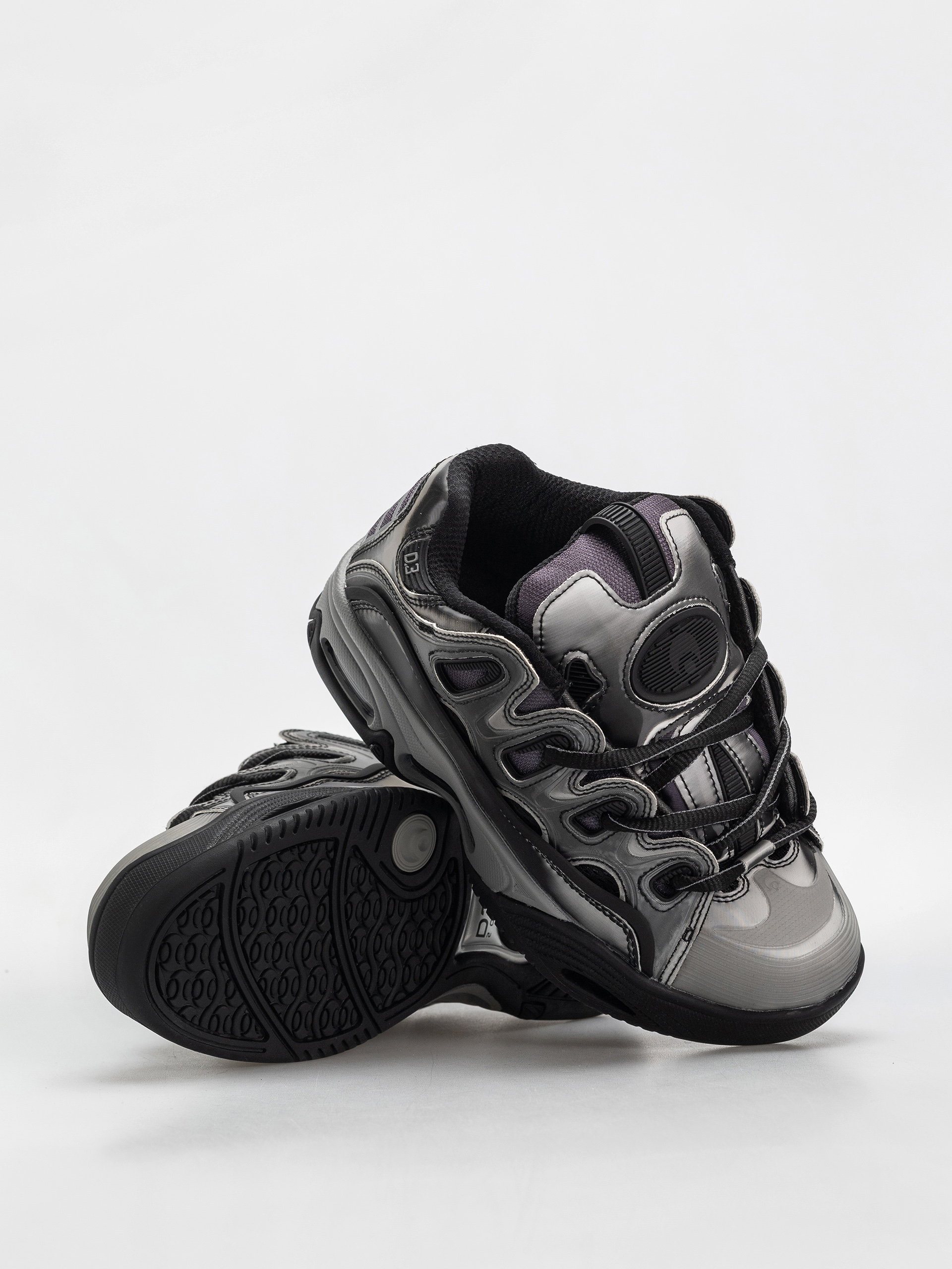 Pantofi Osiris D3 2001 (silver/black/holo)