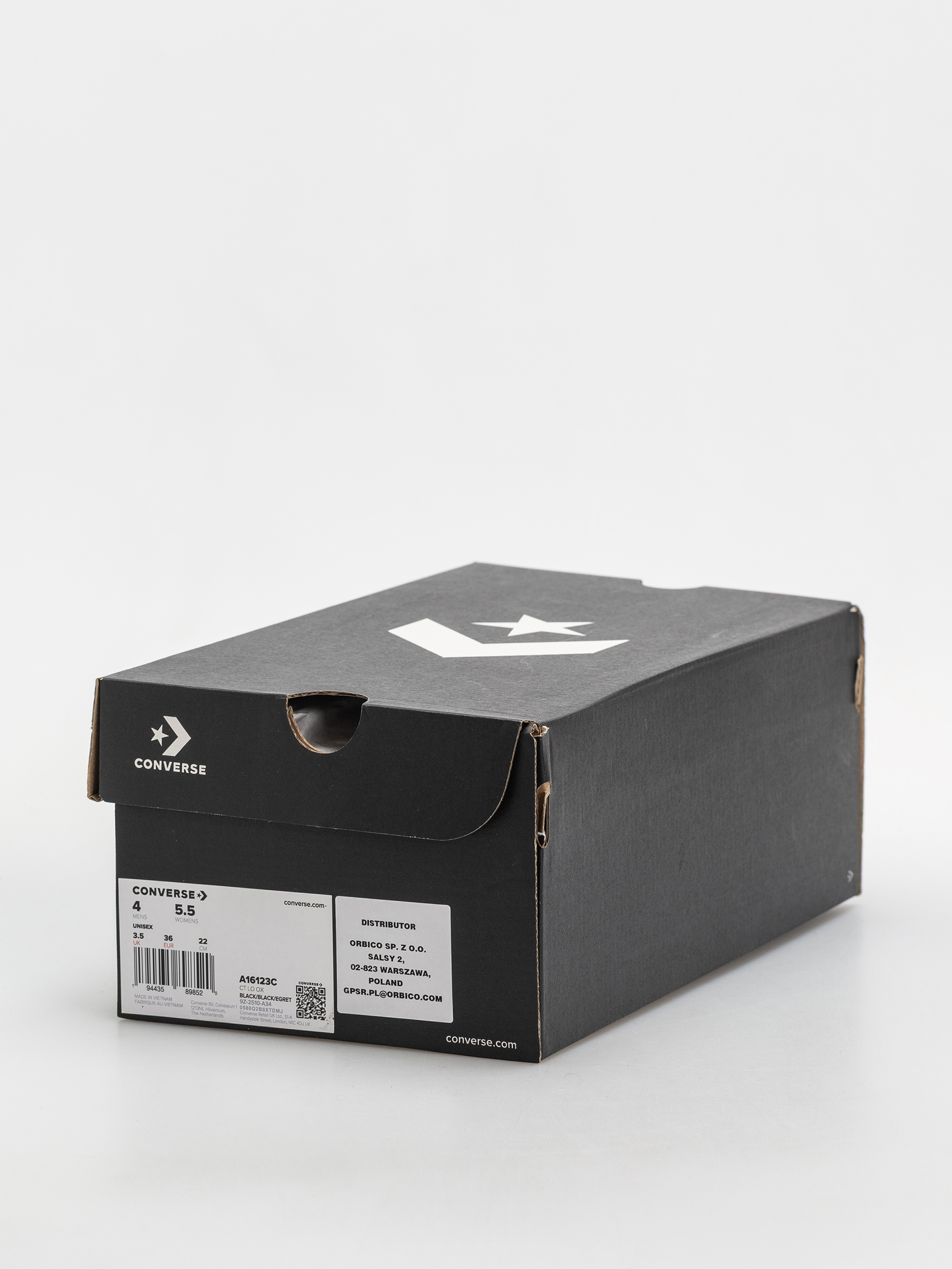 Teniși Converse Chuck Taylor Lo Ox (black/black/egret)