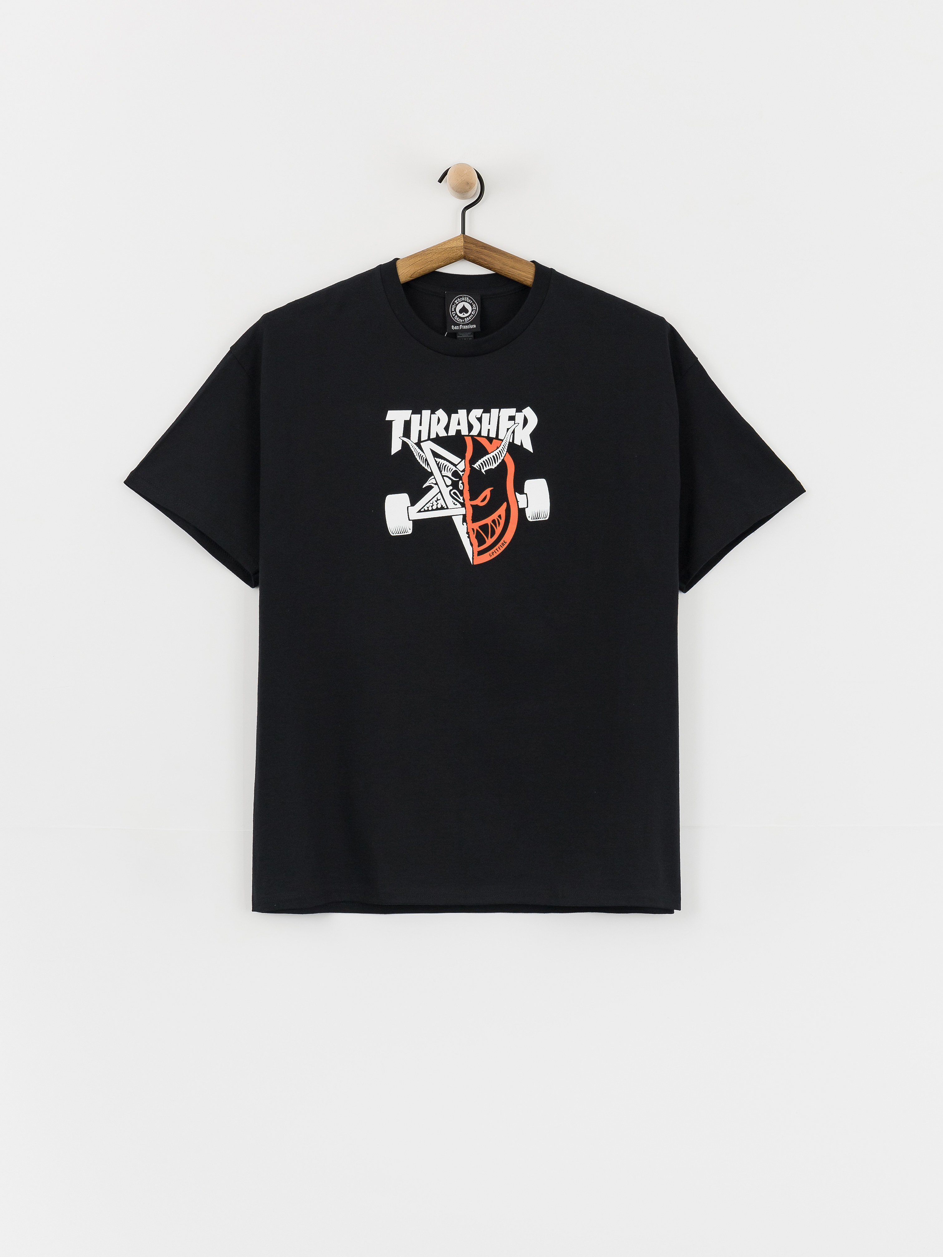 Tricou Thrasher x Spitfire Thrash & Burn (black)