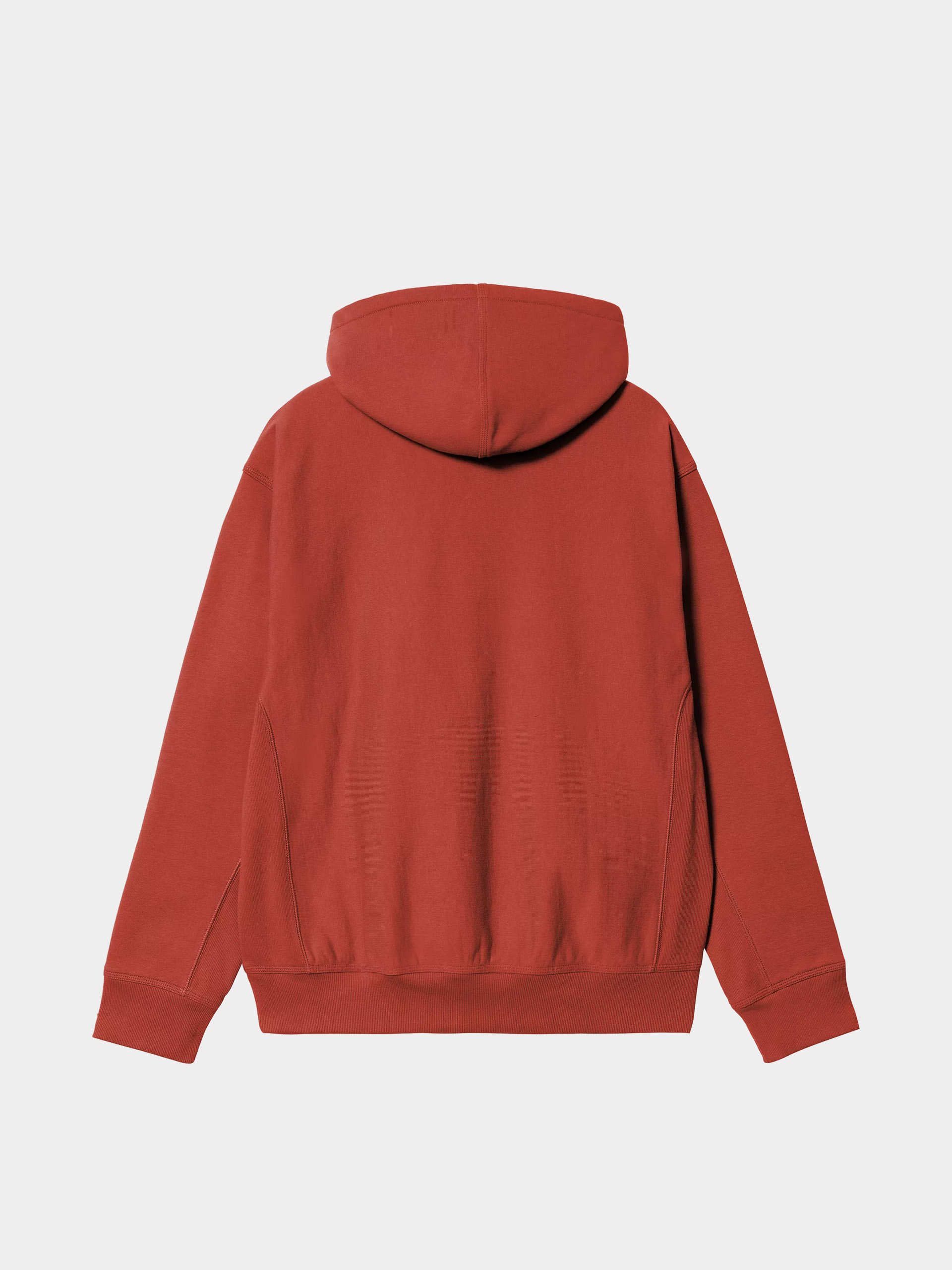 Hanorac cu glugă Carhartt WIP American Script HD (oxide red)