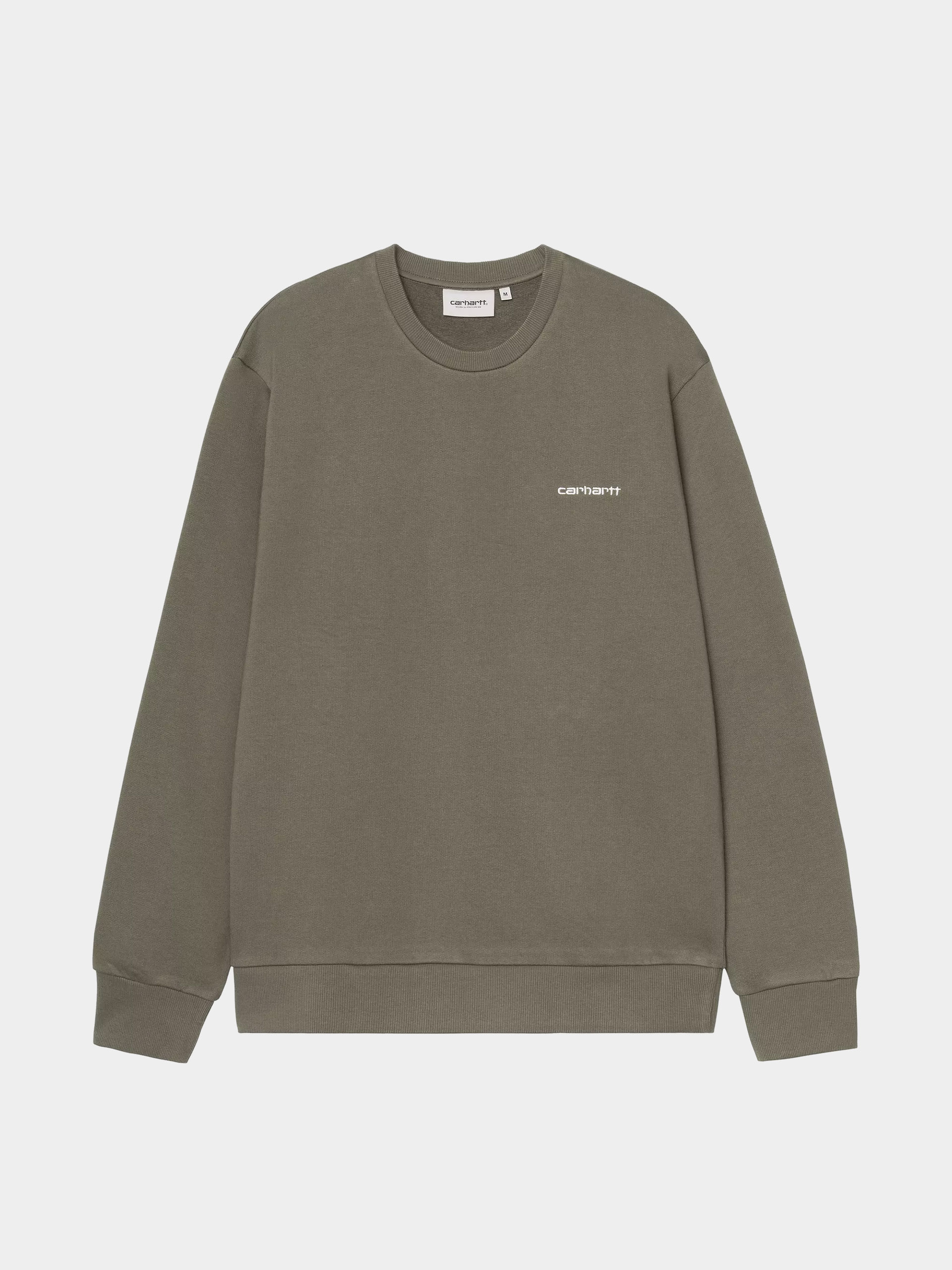 Hanorac Carhartt WIP Script Embroidery (leaf/white)