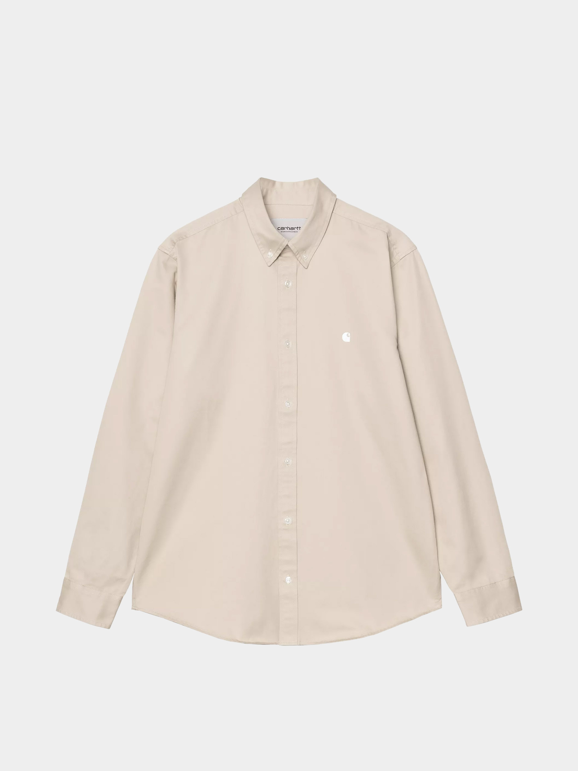 Cămașă Carhartt WIP Madison (stone/white)