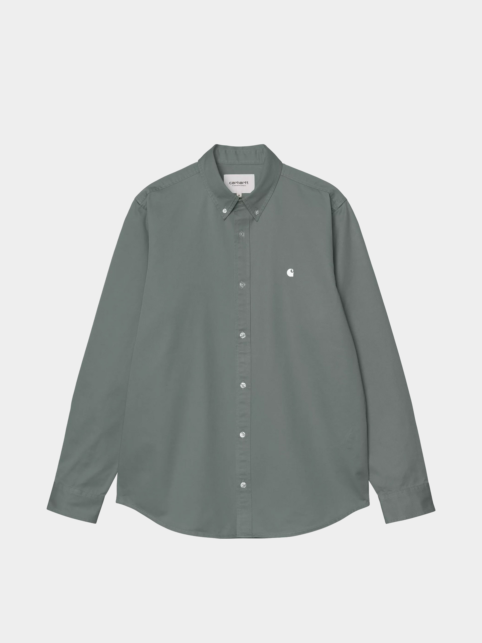 Cămașă Carhartt WIP Madison (velvet green/white)